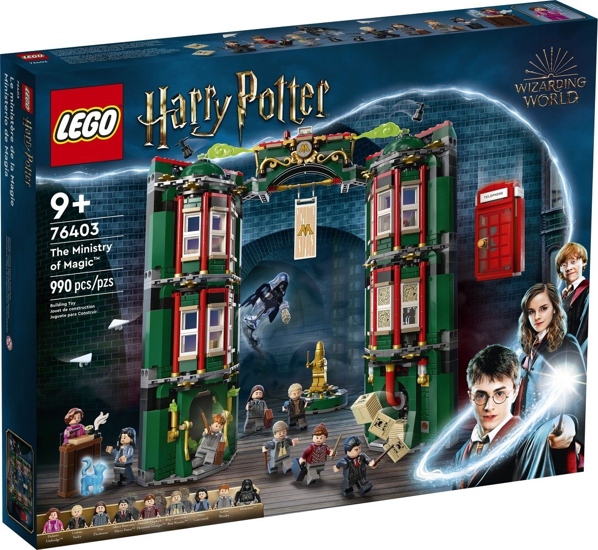 LEGO® LEGO® Harry Potter™ 76403 Zaubereiministerium Konstruktionsspielsteine, (990 St)