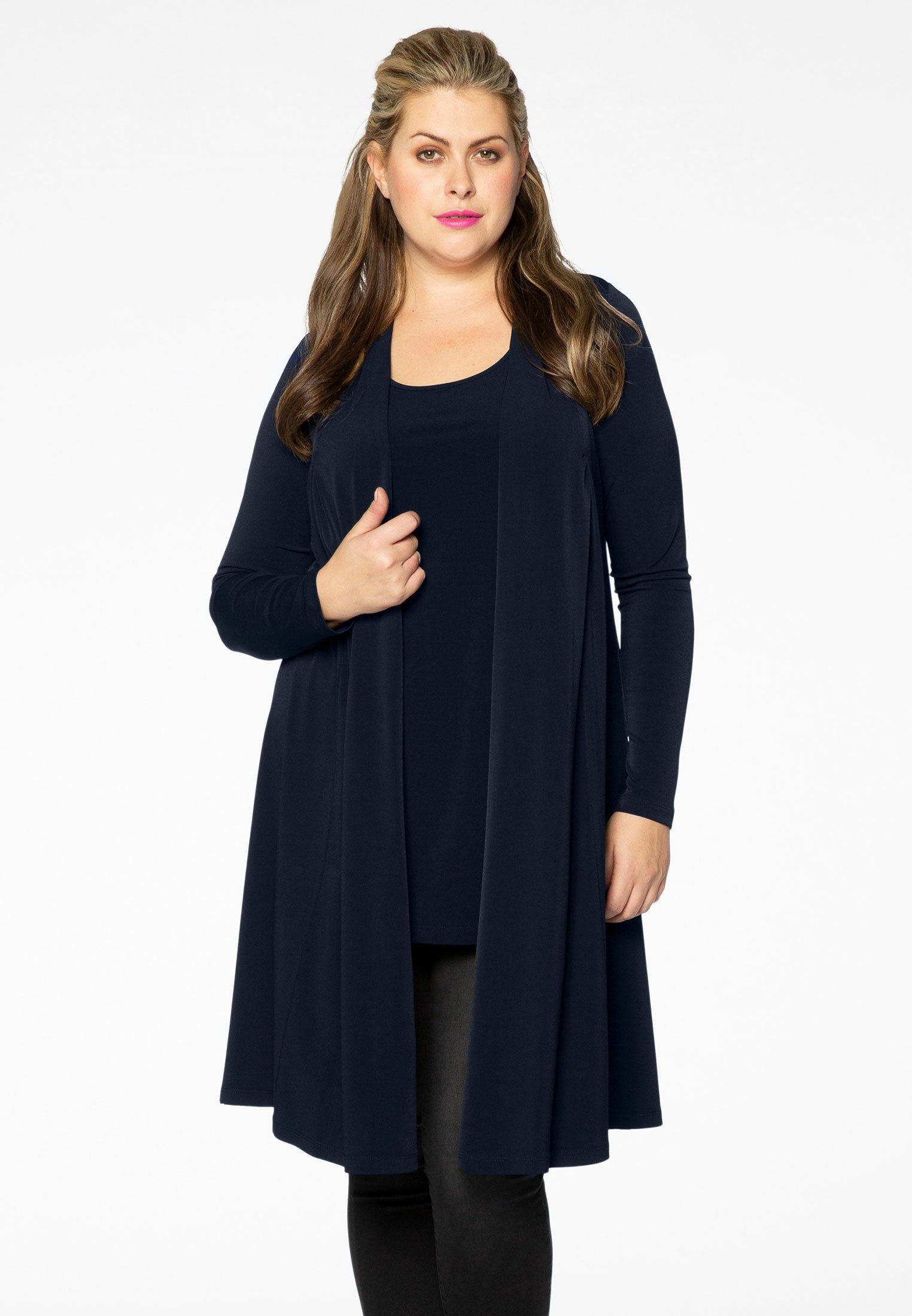 Cardigan Große blue Größen Yoek