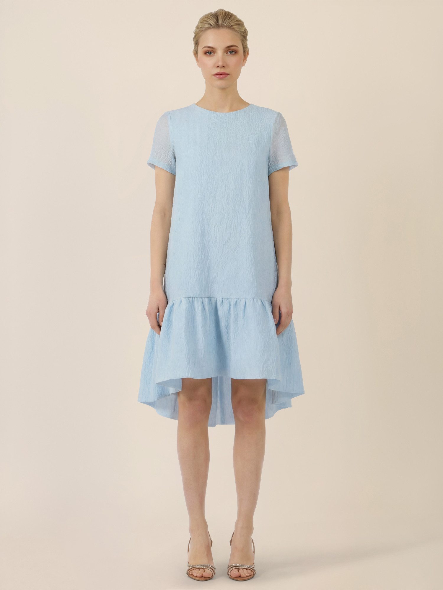 Apart Midikleid mit Volantsaum