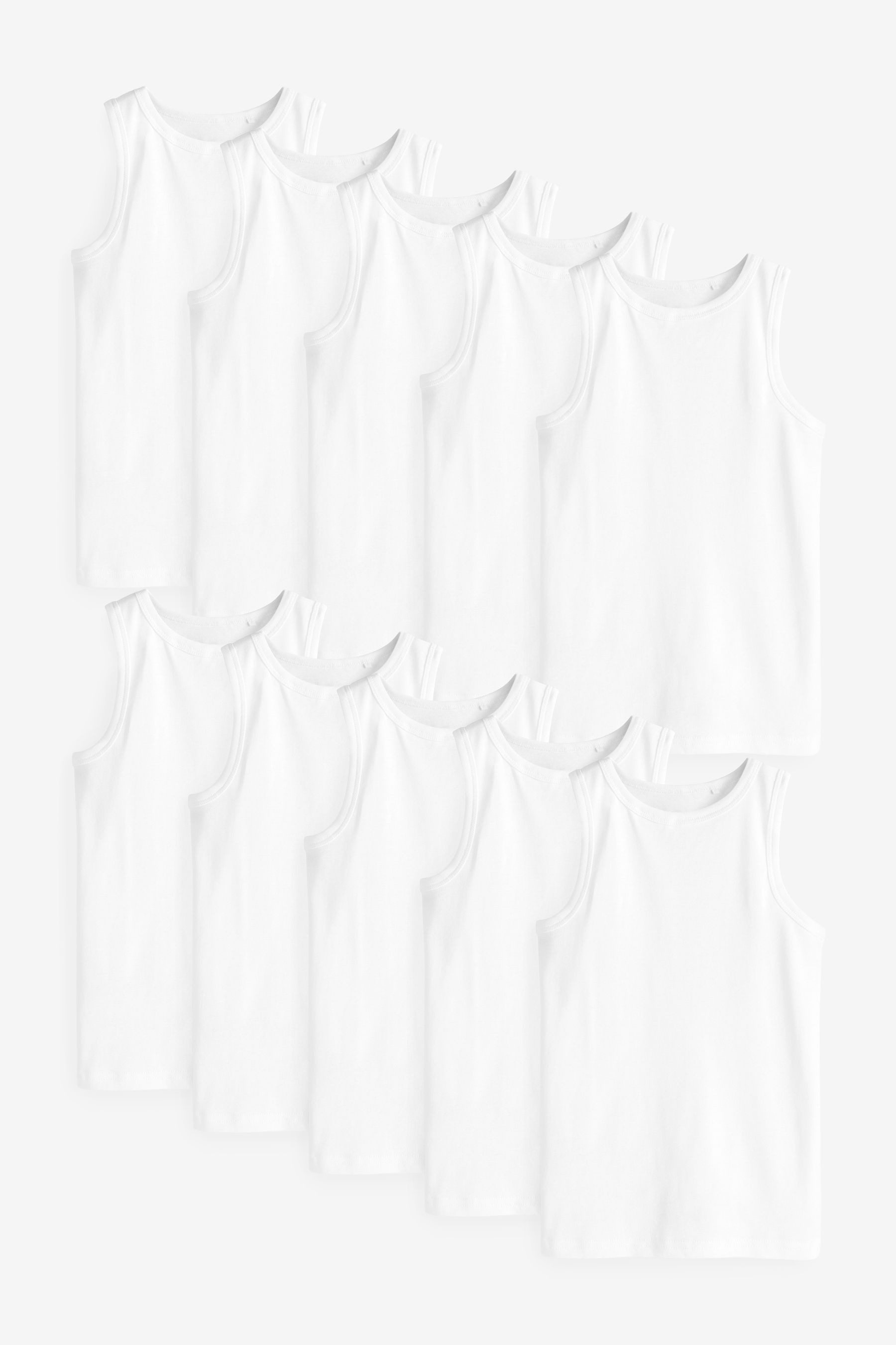 Next Unterhemd 10er-Pack Trägertops aus (10-St) günstig online kaufen