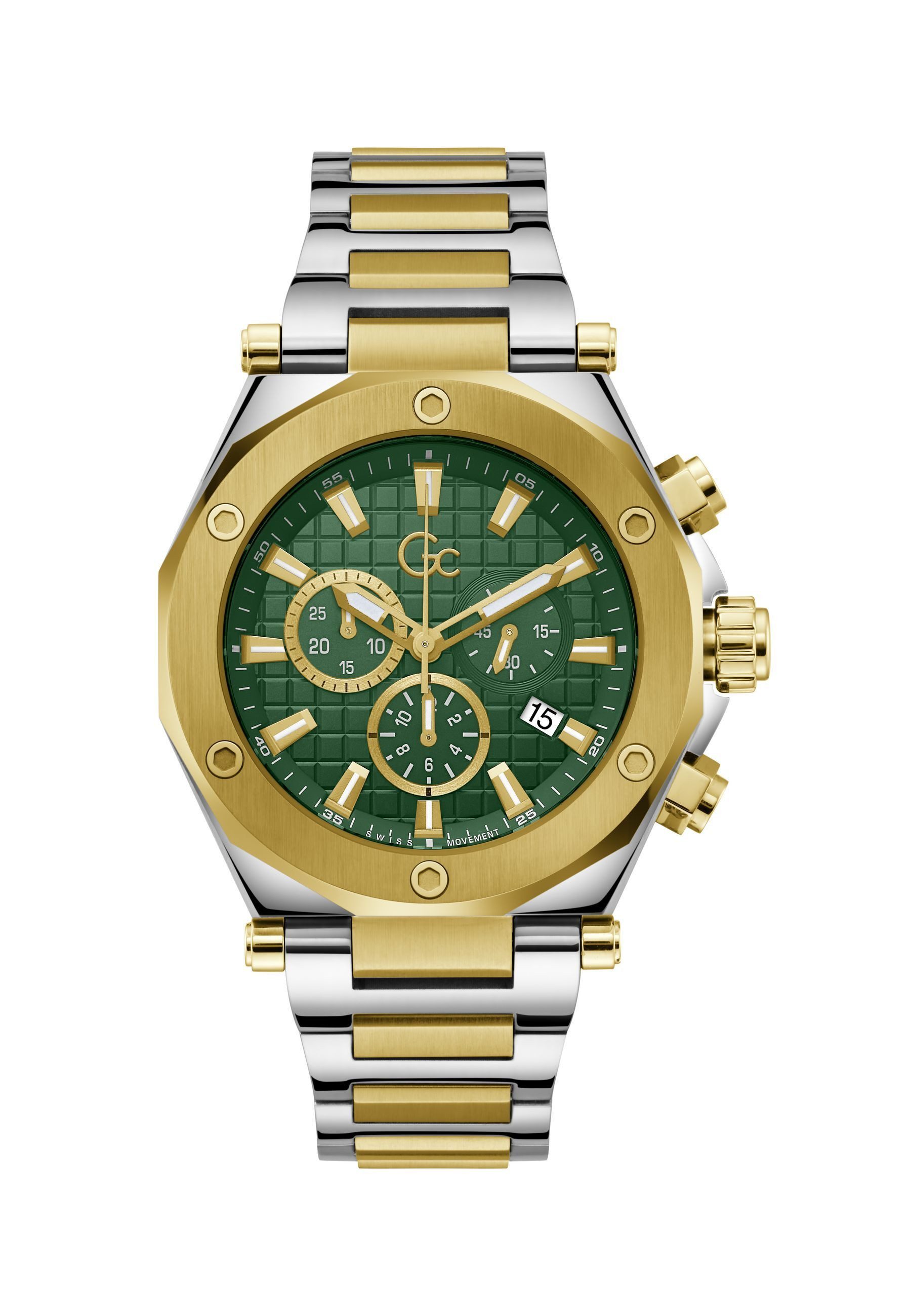 Guess Collection Quarzuhr Gc Legacy, (1-tlg., Not a set – not applicable to this product), Quarz Chronograph
