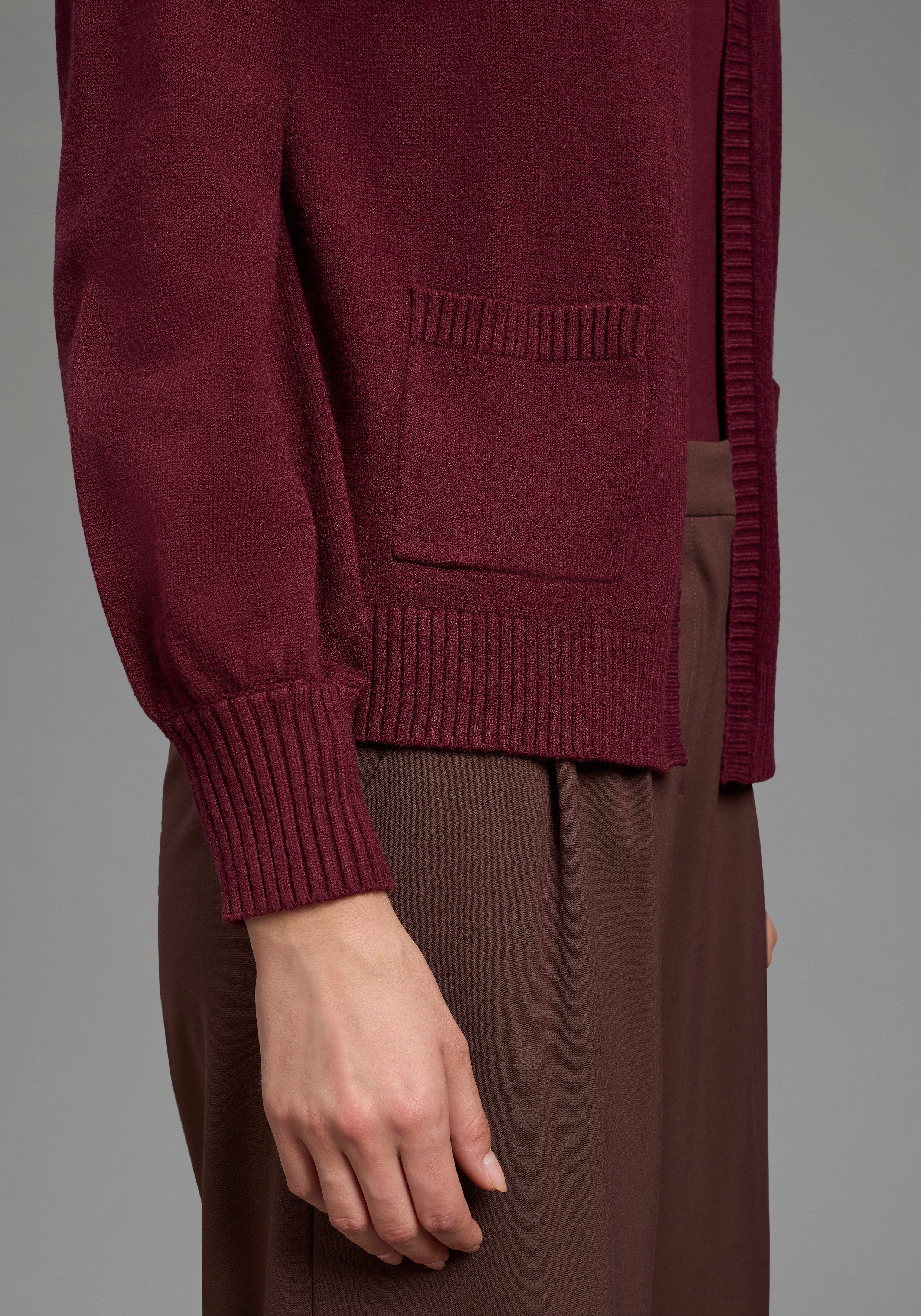 Laura Scott Strickjacke softer Übergangsstrick in lässiger, offener Form – Bild 3 von 5