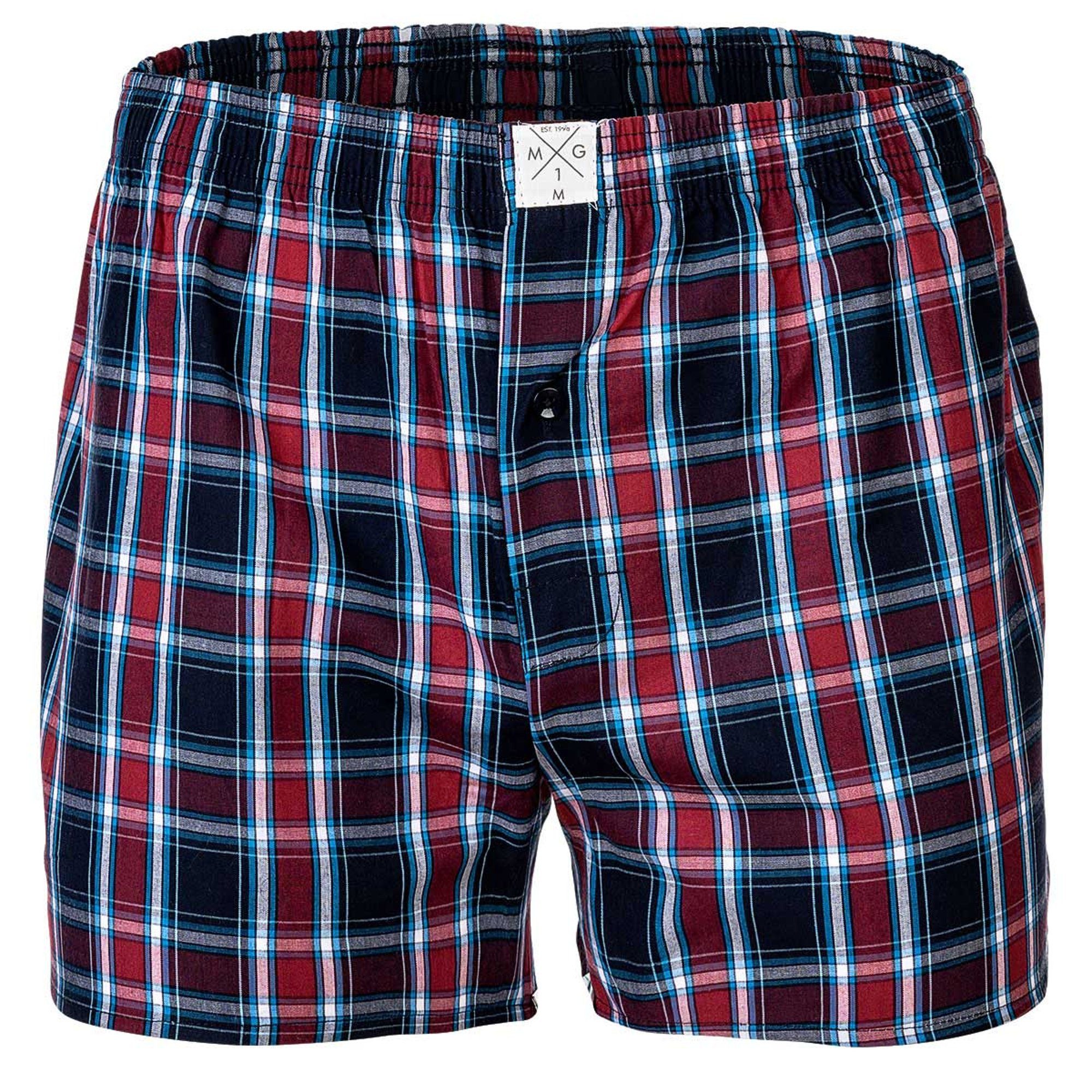 MG1 Boxershorts Herren Web-Boxershorts 5er Pack günstig online kaufen