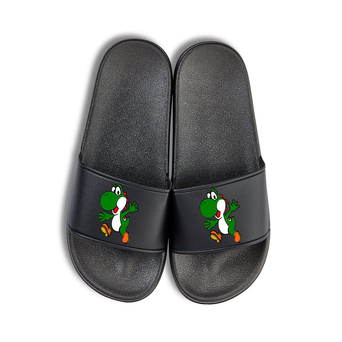 Youth Designz Yoshi Unisex Badelatschen Flip Flops Badeschuh mit lustigen Fun-Print für Damen und Herren