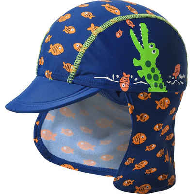 Playshoes Sonnenhut »UV-Schutz Mütze Krokodil Badekappen für Jungen«