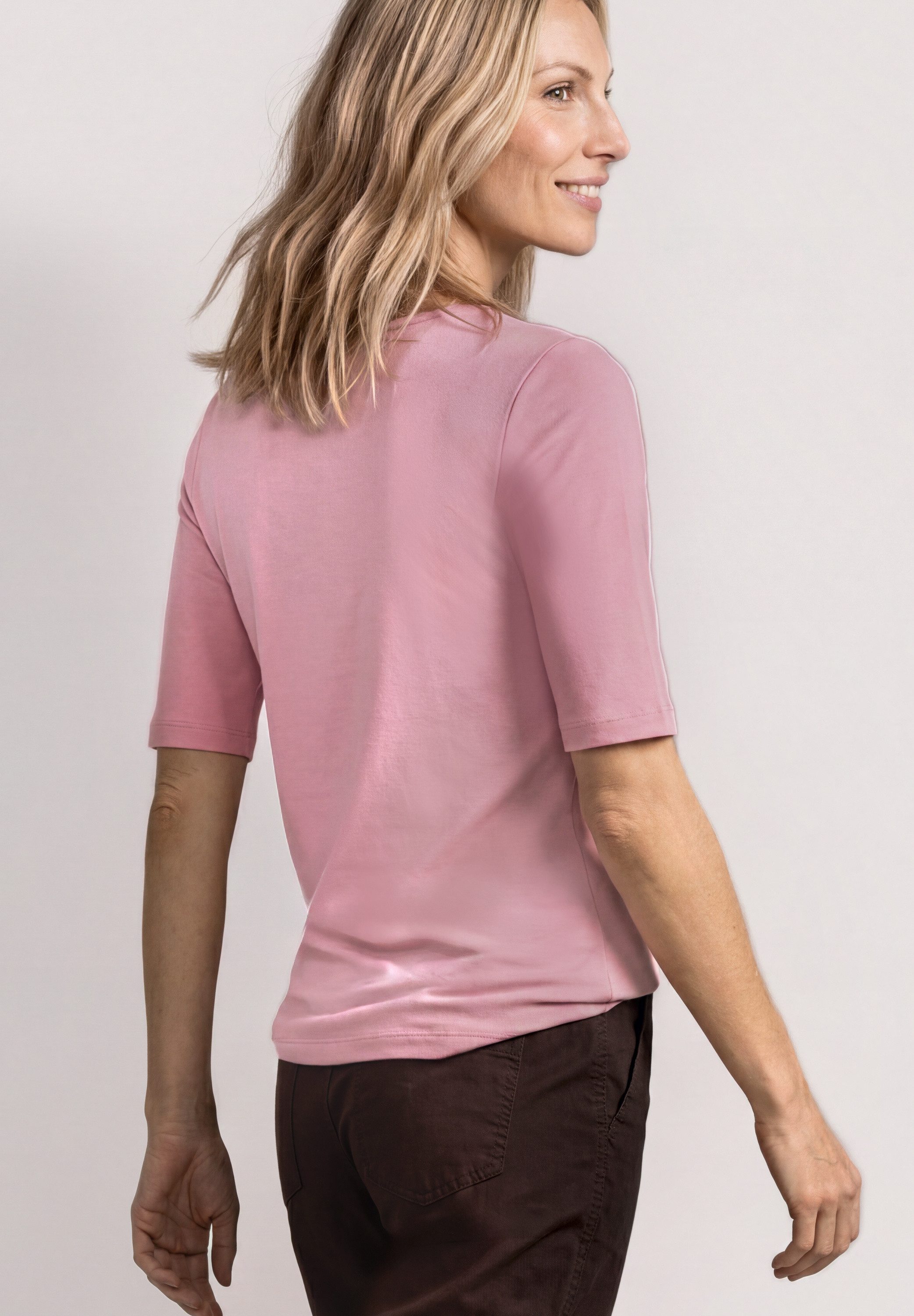 STREET ONE T-Shirt in Unifarbe