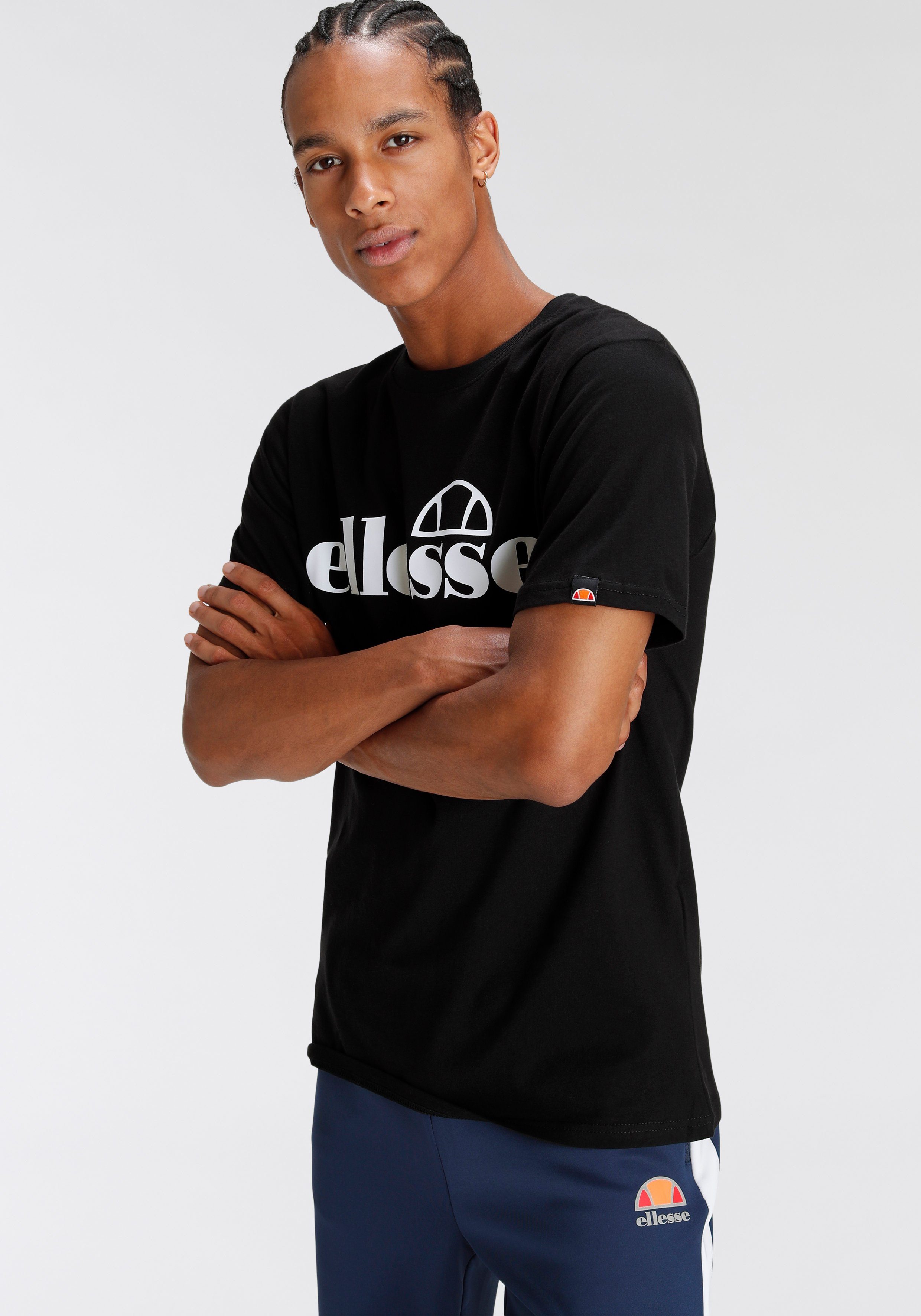 Ellesse T-Shirt FUENTI 2-tlg) SET schwarz (Packung