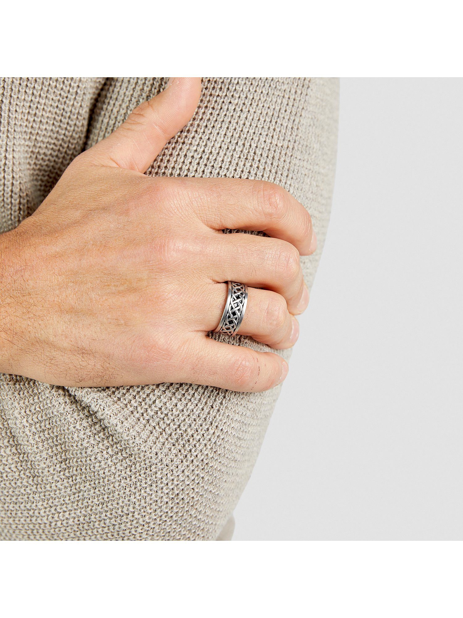 s.Oliver Fingerring S.Oliver Herren-Herrenring Edelstahl