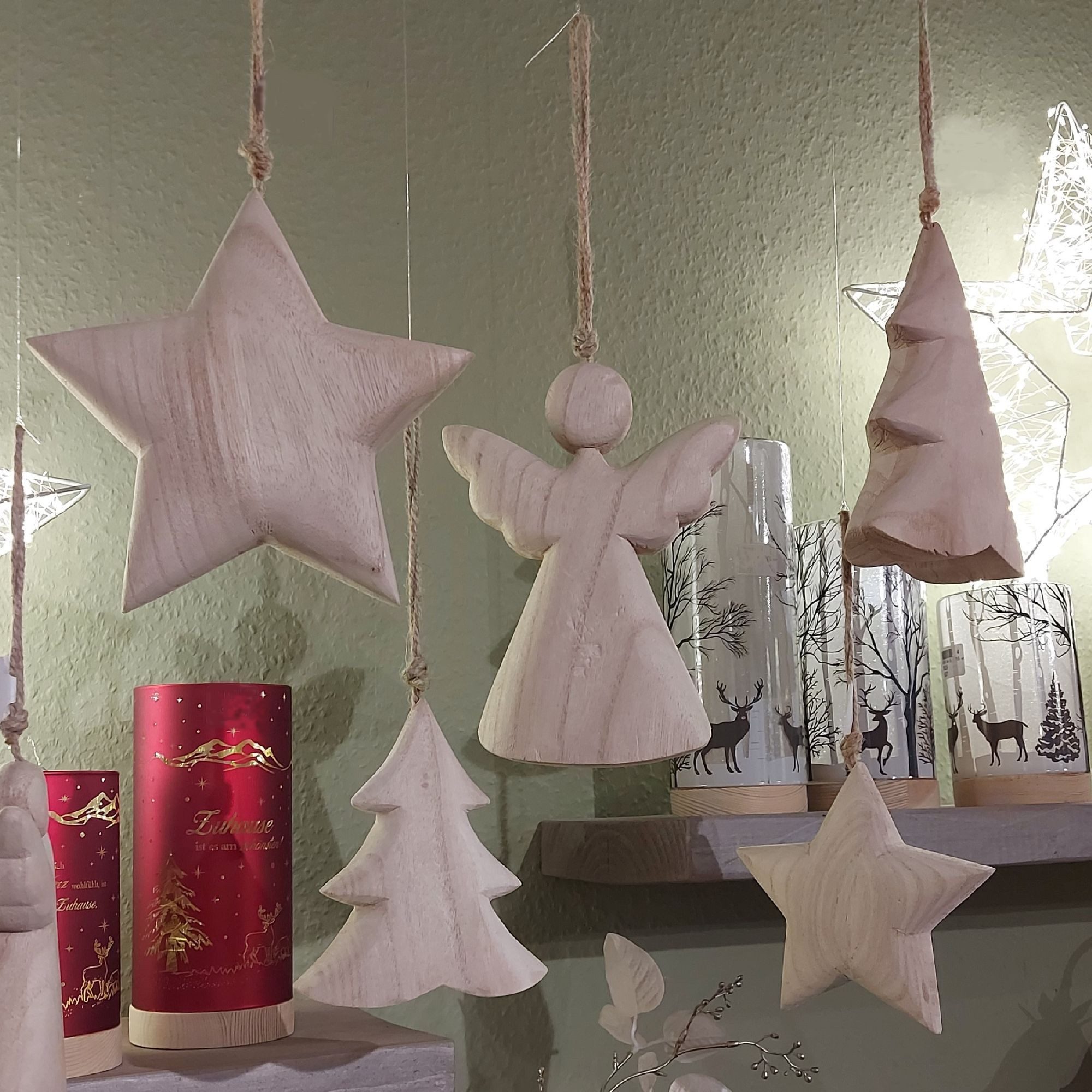 formano Dekohänger Nature, Farbe: natur, Motiv: Engel günstig online kaufen