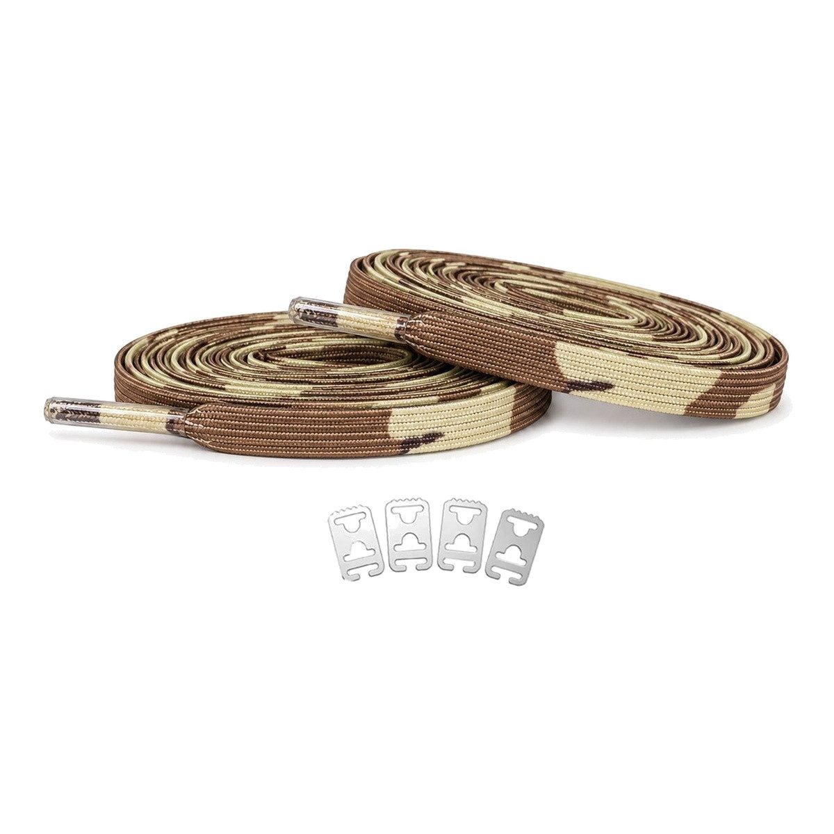 Basicwear Germany Schnürsenkel Elastische flache Schnürsenkel - Versteckte Anker