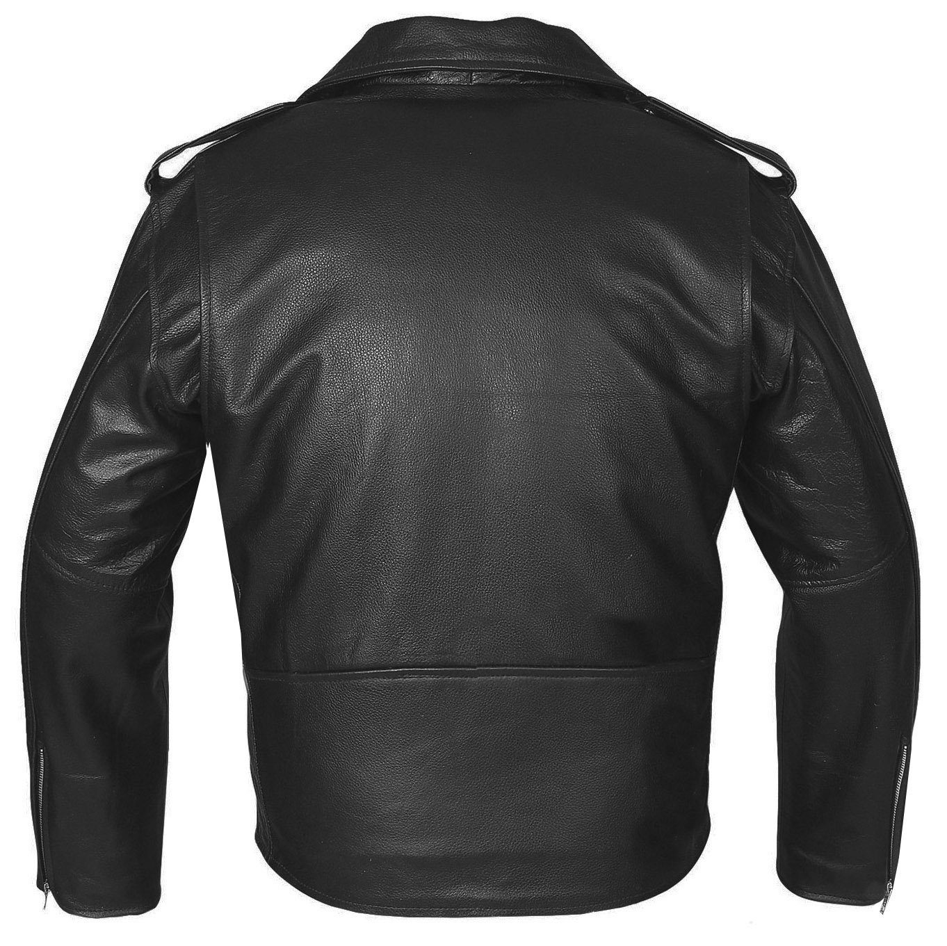Men's PU Leather Jacket Retro Punk Ghost Rider Biker Jackets Rocker Jacket Motorcycle Leather Jacket Zip Faux Leather Jacket Winter Slim Fit Leather Coats Motorcycle Jacket Plain Transition Coat
