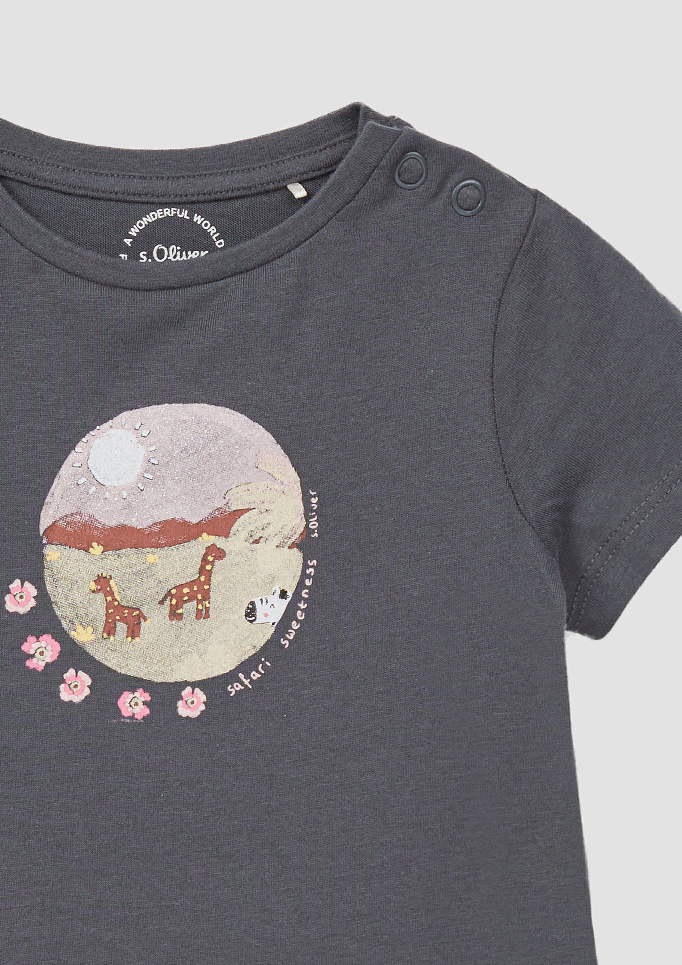 s.Oliver Kurzarmshirt T-Shirt im A-Shape mit günstig online kaufen