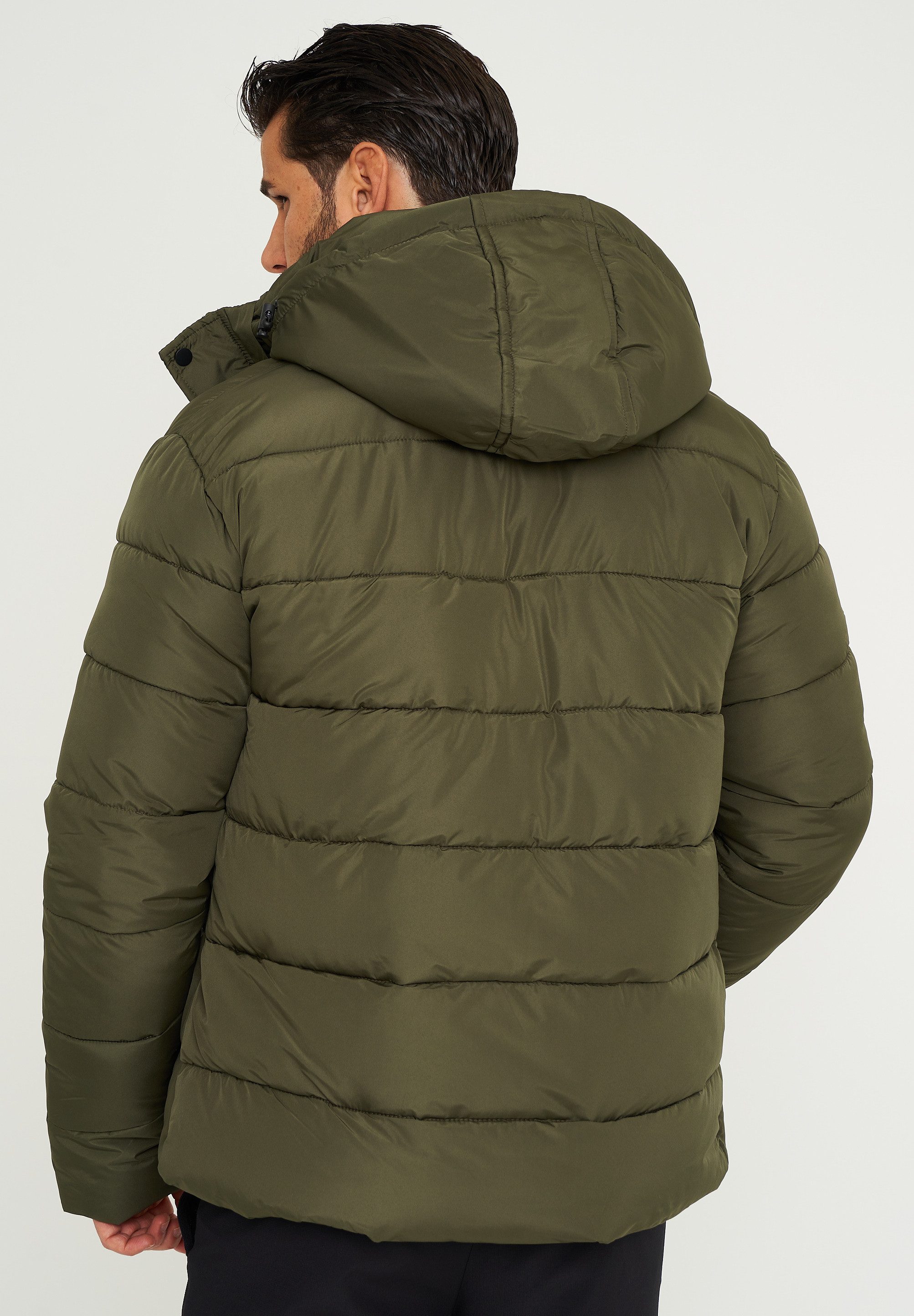SOULSTAR Winterjacke S2TAHTA Herren Pufferjacke mit Kapuze warme Steppjacke Mens Jacket