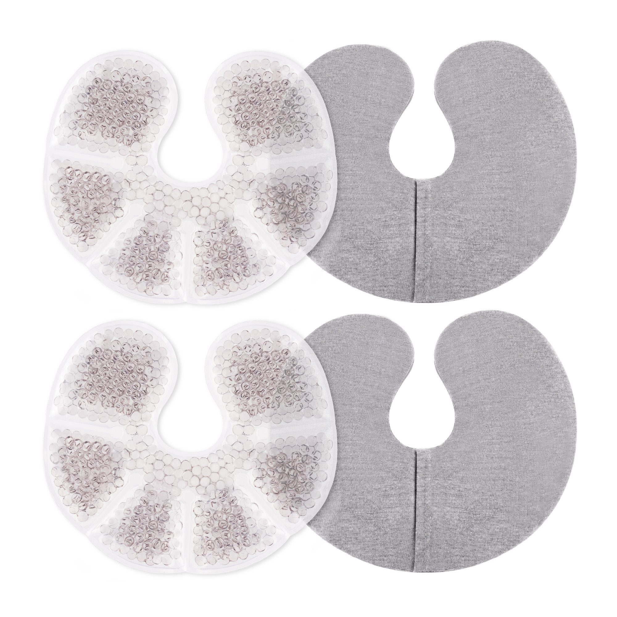 Thermotherapiegerät Thermo Pads Brustkissen 2 Stk., Gel Perlen Kühl- und Wärmekissen