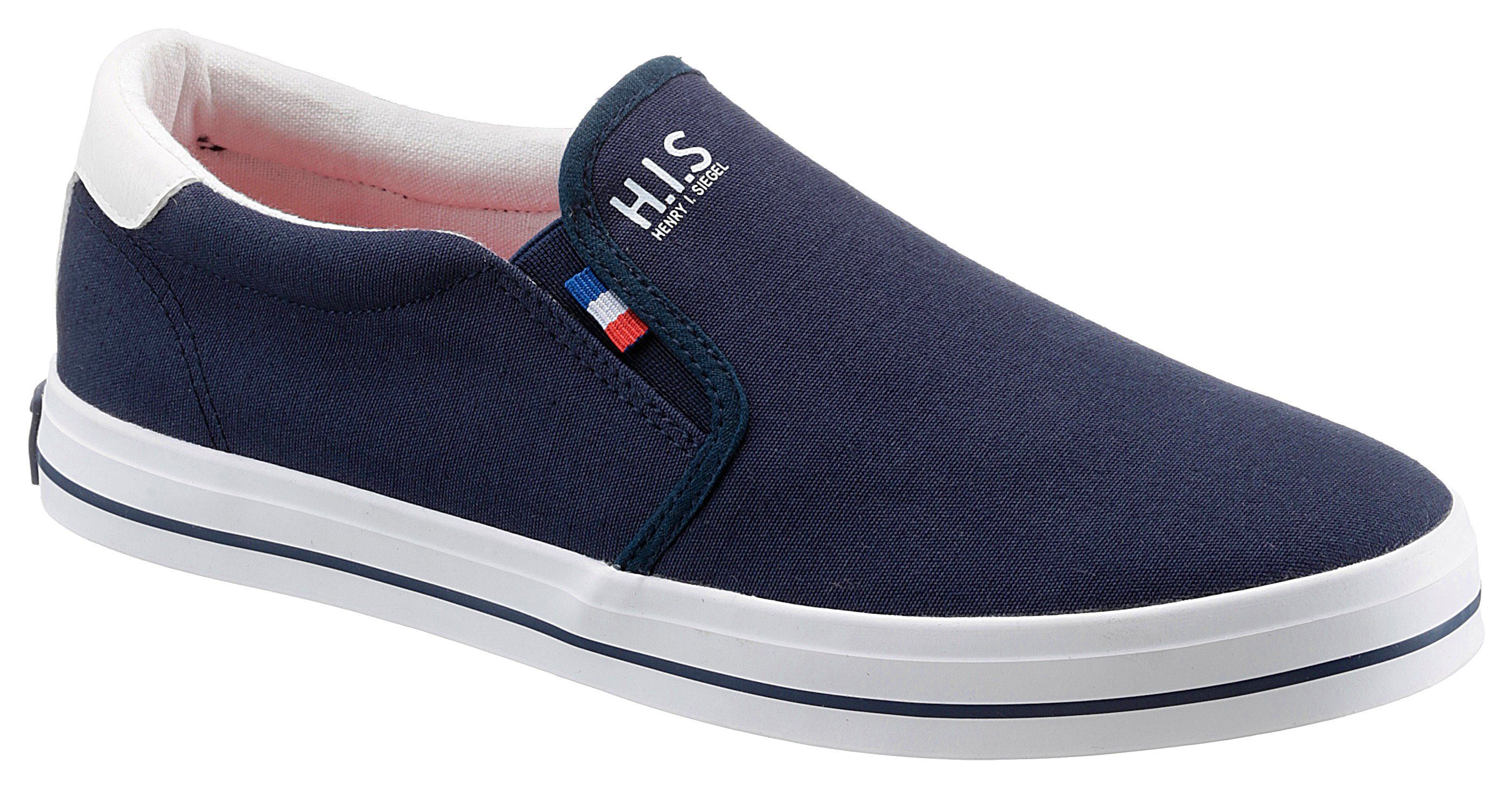 H.I.S Slip-On Sneaker mit seitlichen Gummizügen