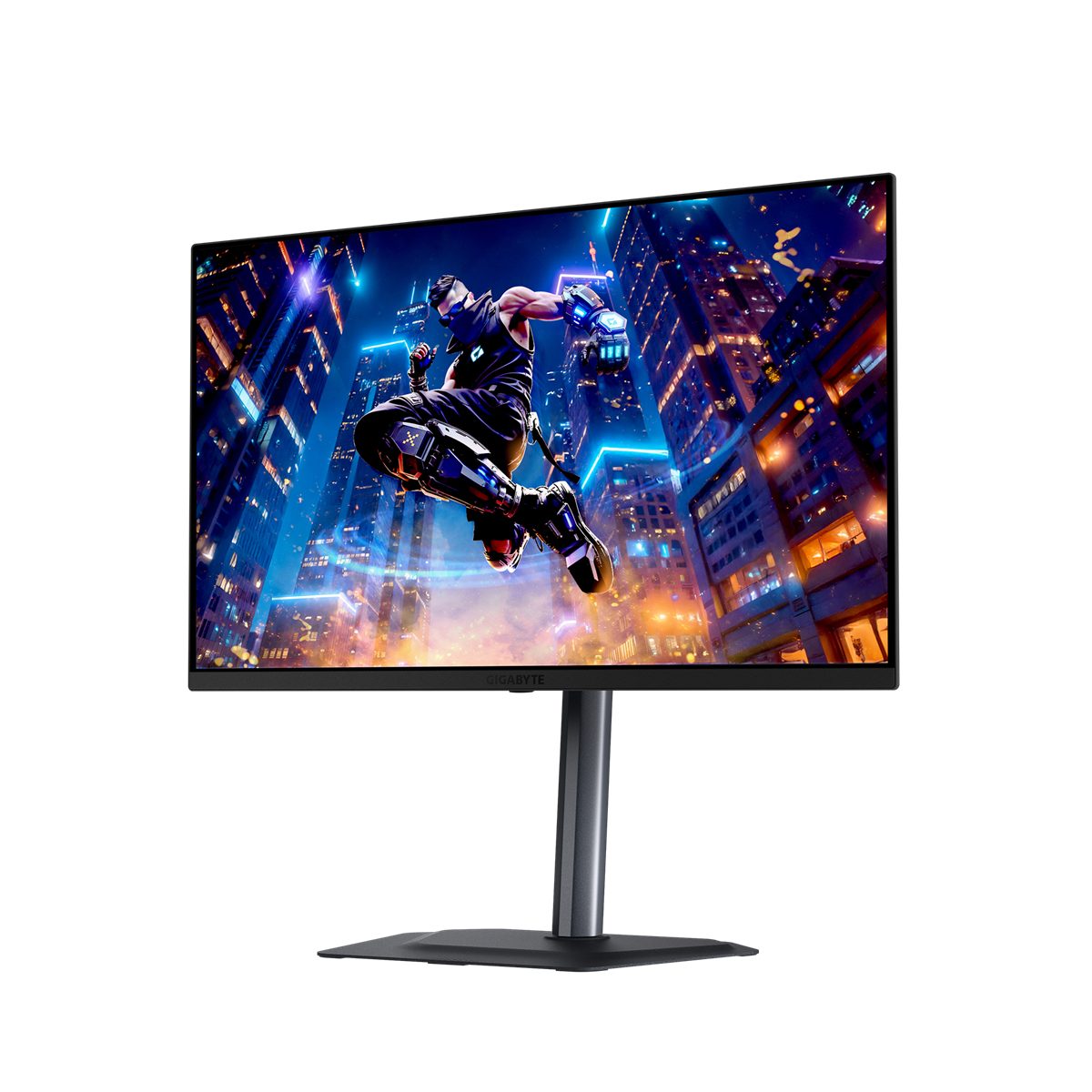 Gigabyte MO27Q3 Gaming-Monitor (67,8 cm/27 ", 2560 x 1440 px, QHD, 1 ms Reaktionszeit, 360 Hz, OLED, neig-, schwenk-, höhenverstellbar, Pivot, Lautsprecher)