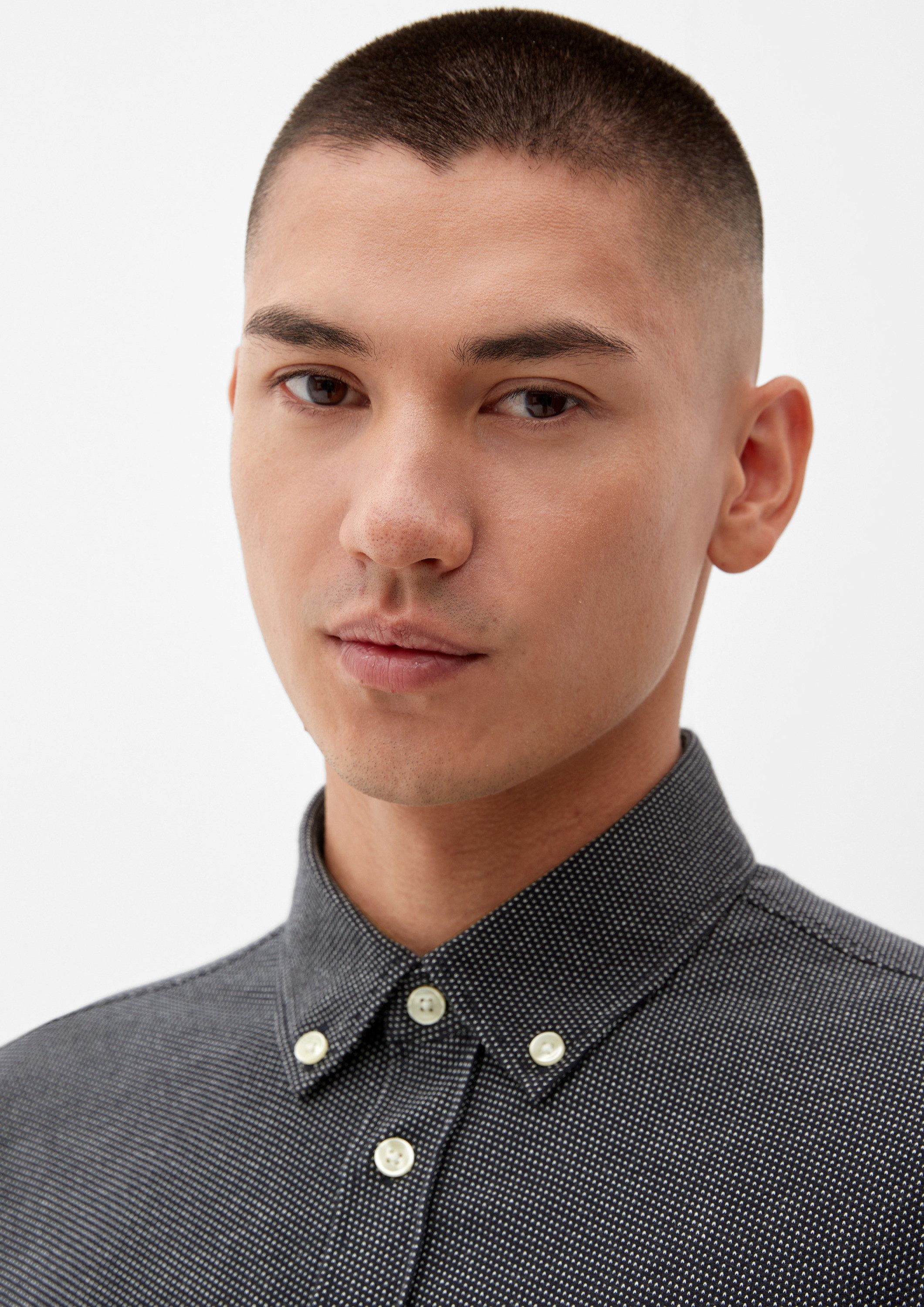 s.Oliver Langarmhemd Hemd S.OWHERE Tailored: Baumwollhemd