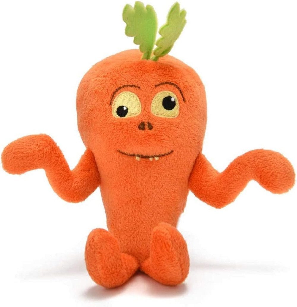 TCC Global Kuscheltier Misfits Tomate, grünem Paprika, Birne, Karotte, Knoblauch, Orange (1-St), Plüsch in verschiedene Ausführungen