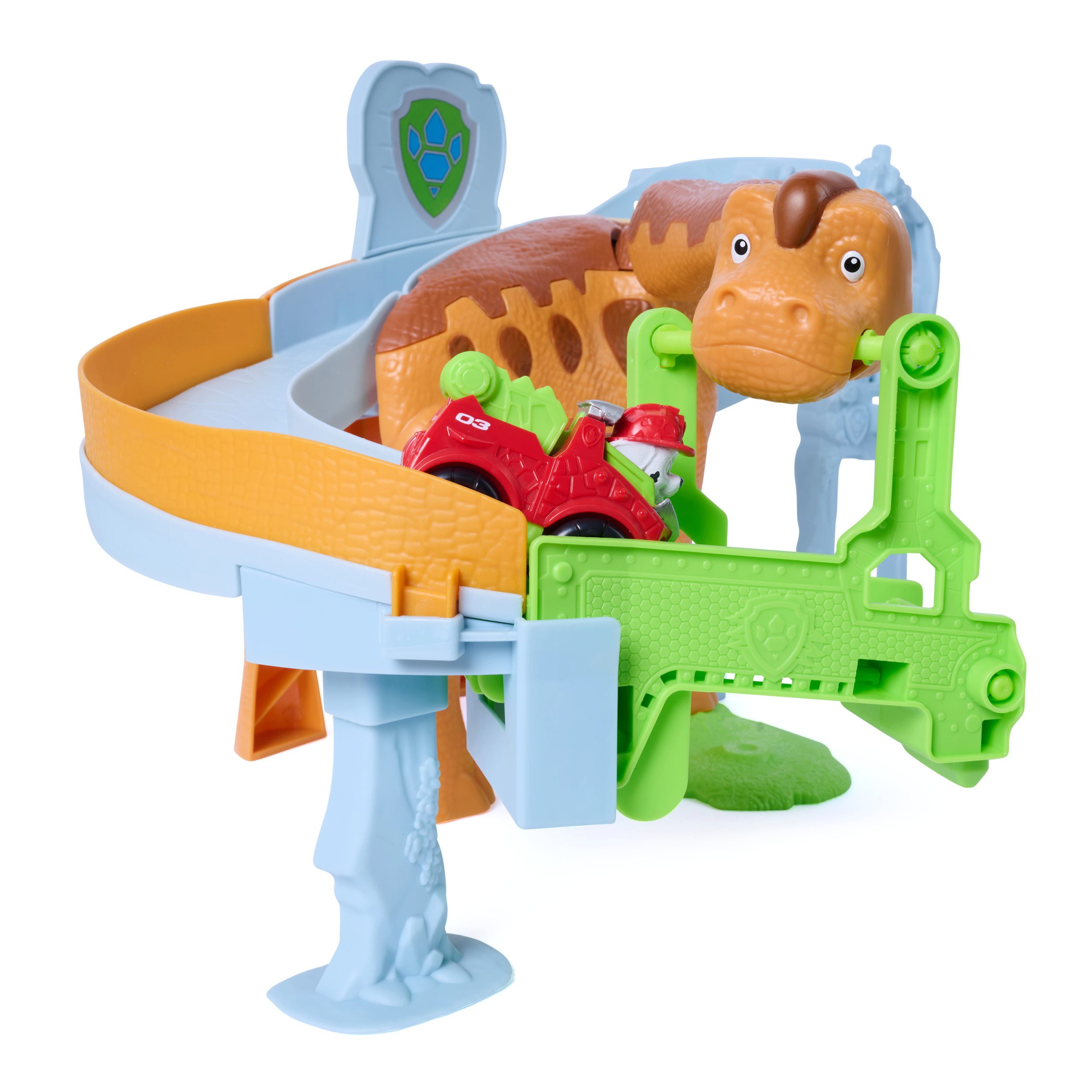 Spin Master Spielwelt PAW Patrol: Der Dino Film, Pup Squad Lift & Race Dino Spielset