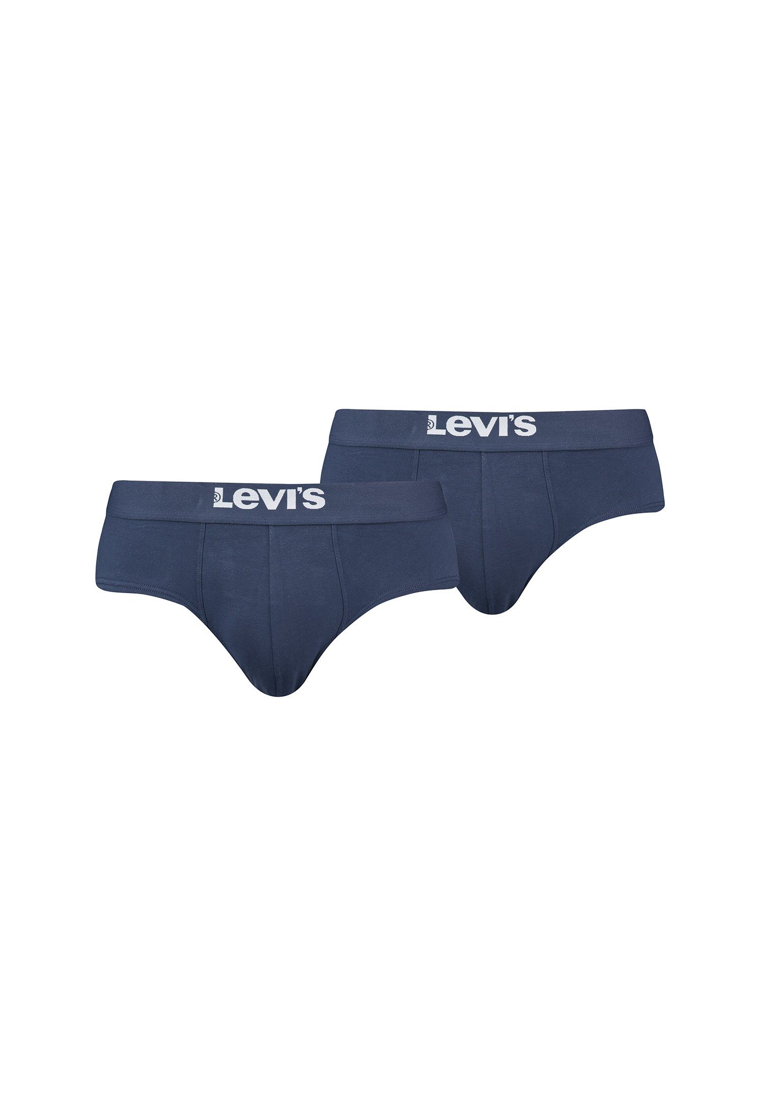 Levi's® Boxershorts BRIEF CO Pack 2er BASIC 2-St., 2er-Pack) (Set, SOLID ORGANIC Navy MEN
