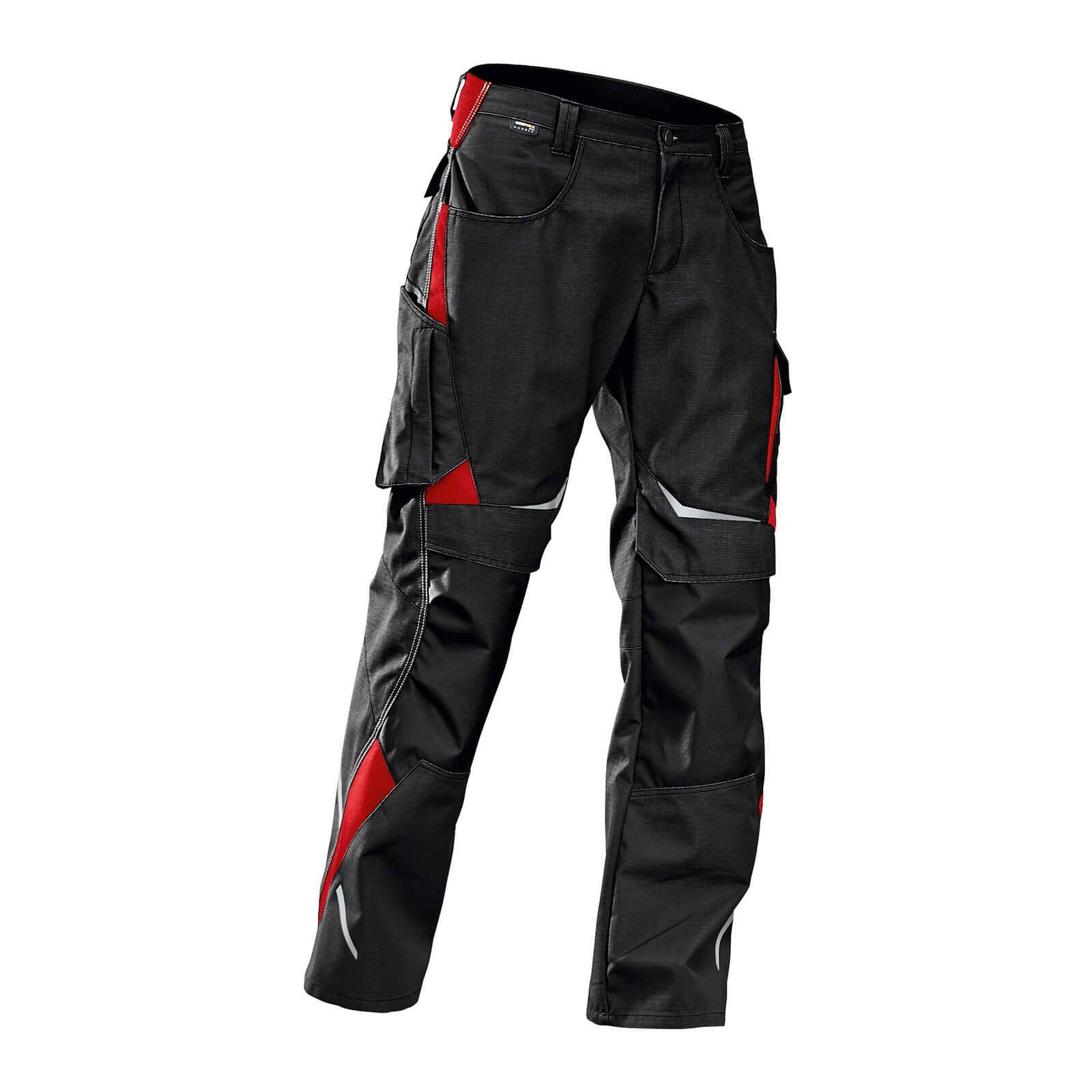 Kübler Arbeitshose Kübler Pulsschlag Hose high schwarz/mittelrot