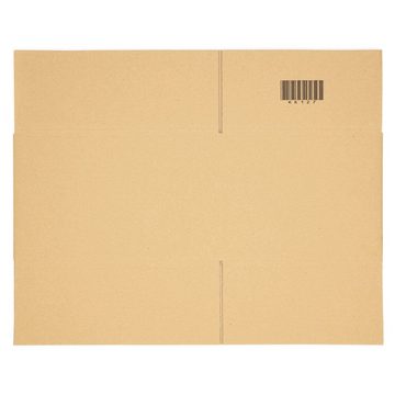 KK Verpackungen Versandkarton, 25 Faltkartons 320 x 250 x 200 mm Postversand Warenversand Wellpappkarton Braun