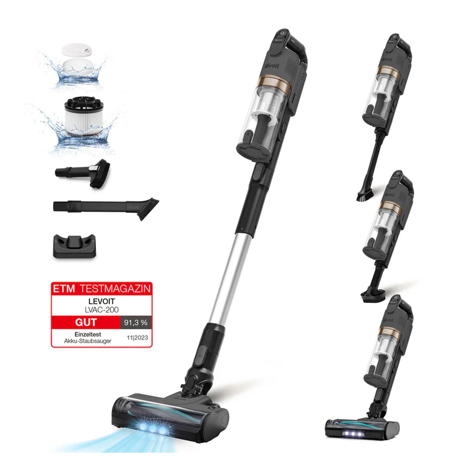 Levoit Hand-und Stielstaubsauger LVAC-200