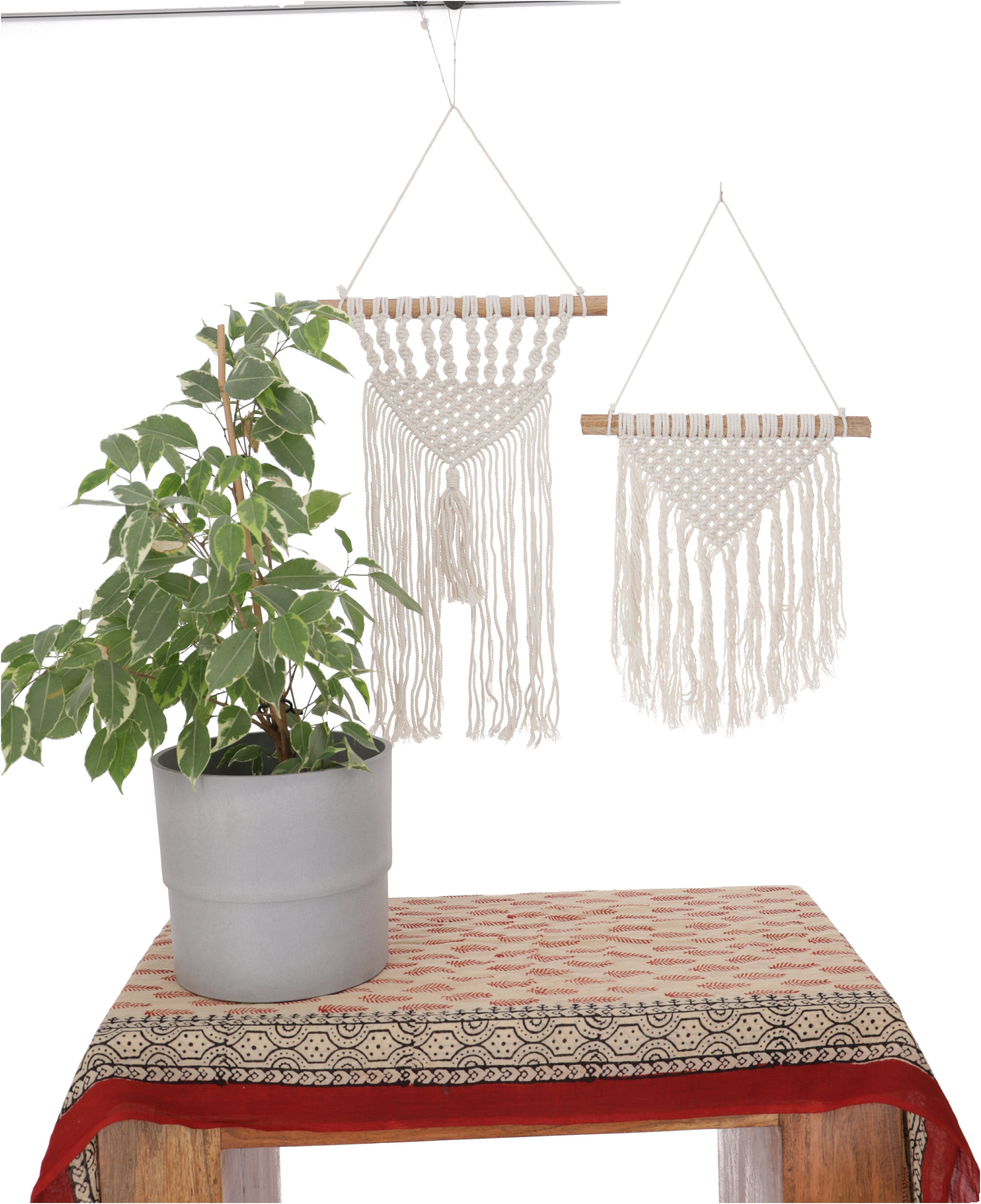 Guru-Shop Wandbild Makramee Wandbehang Wanddekoration im günstig online kaufen