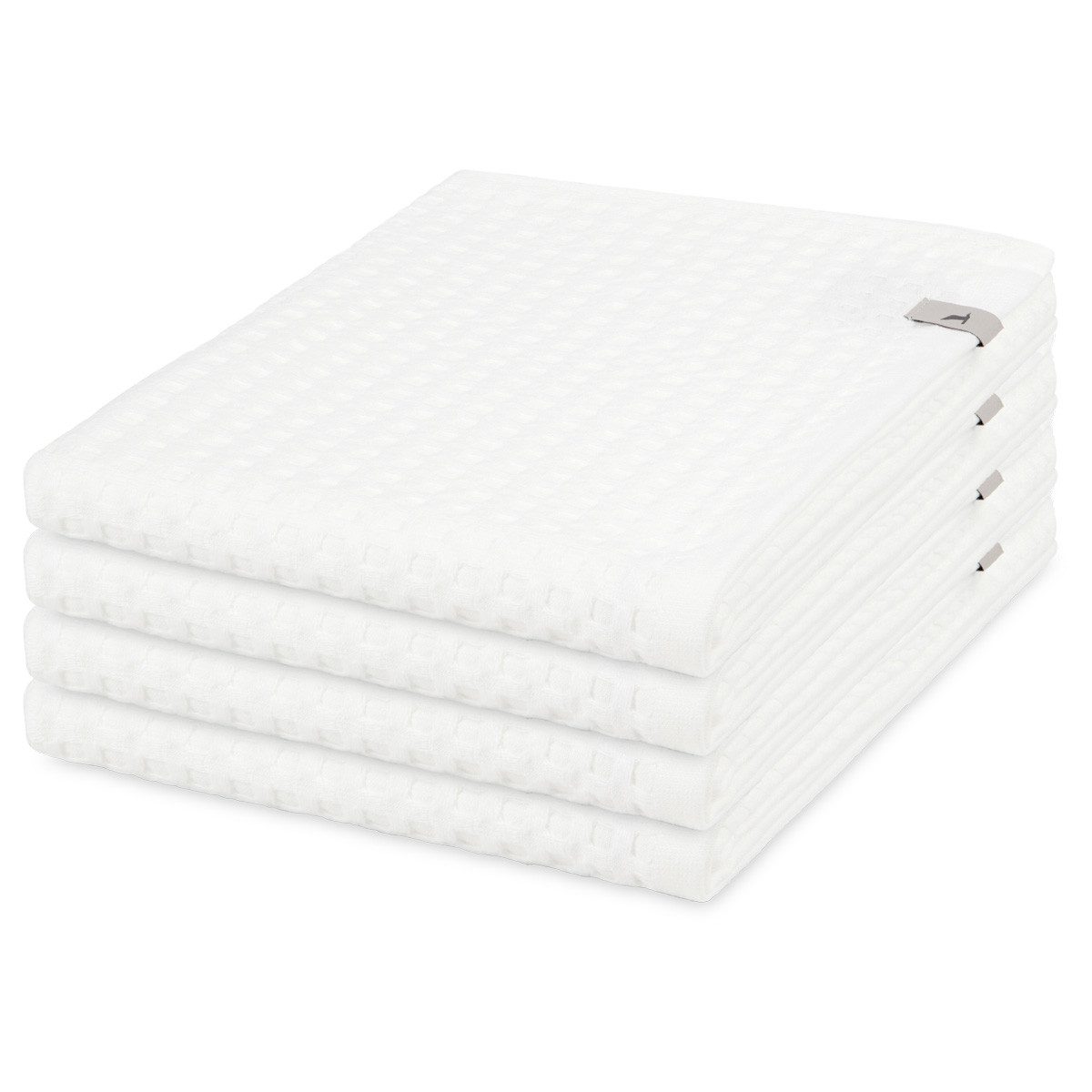 Möve Handtuch Set Piquee, Waffel-Pique (Spar-Set, 4-St), 4 X Handtuch im Set - Baumwolle - Saugstark