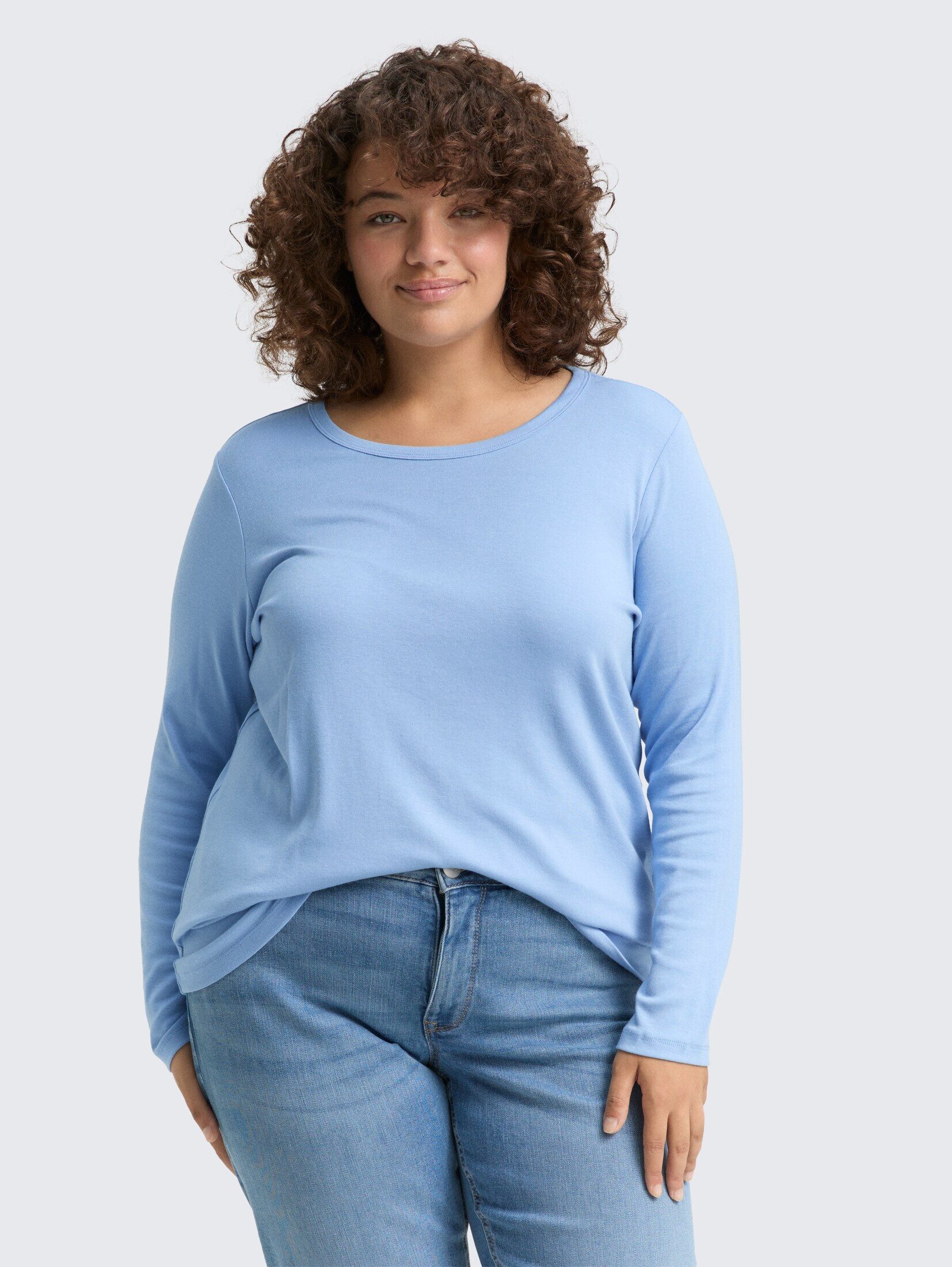 TOM TAILOR PLUS Langarmshirt Plus Size günstig online kaufen