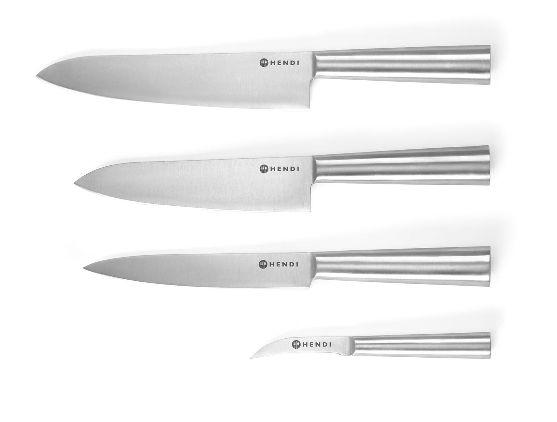 Hendi Bohrer- und Bit-Set Küchenmesser Set, Messerset - 4-teilig, Inklusive Kochmesser, Tranchie, (Set, 4-tlg)