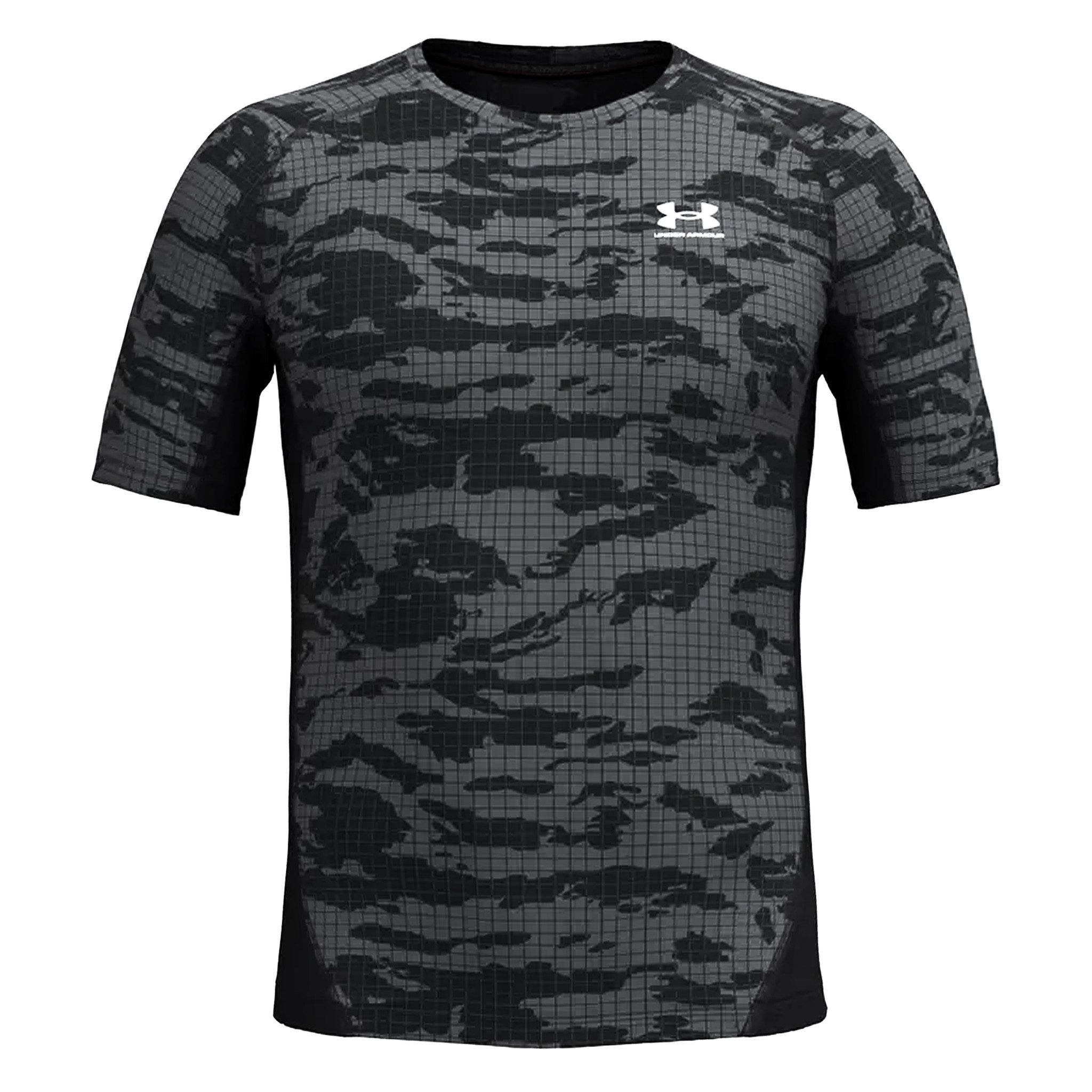 Under Armour® Kompressionsshirt HeatGear® Printed Shirt mit Mesh-Einsätzen