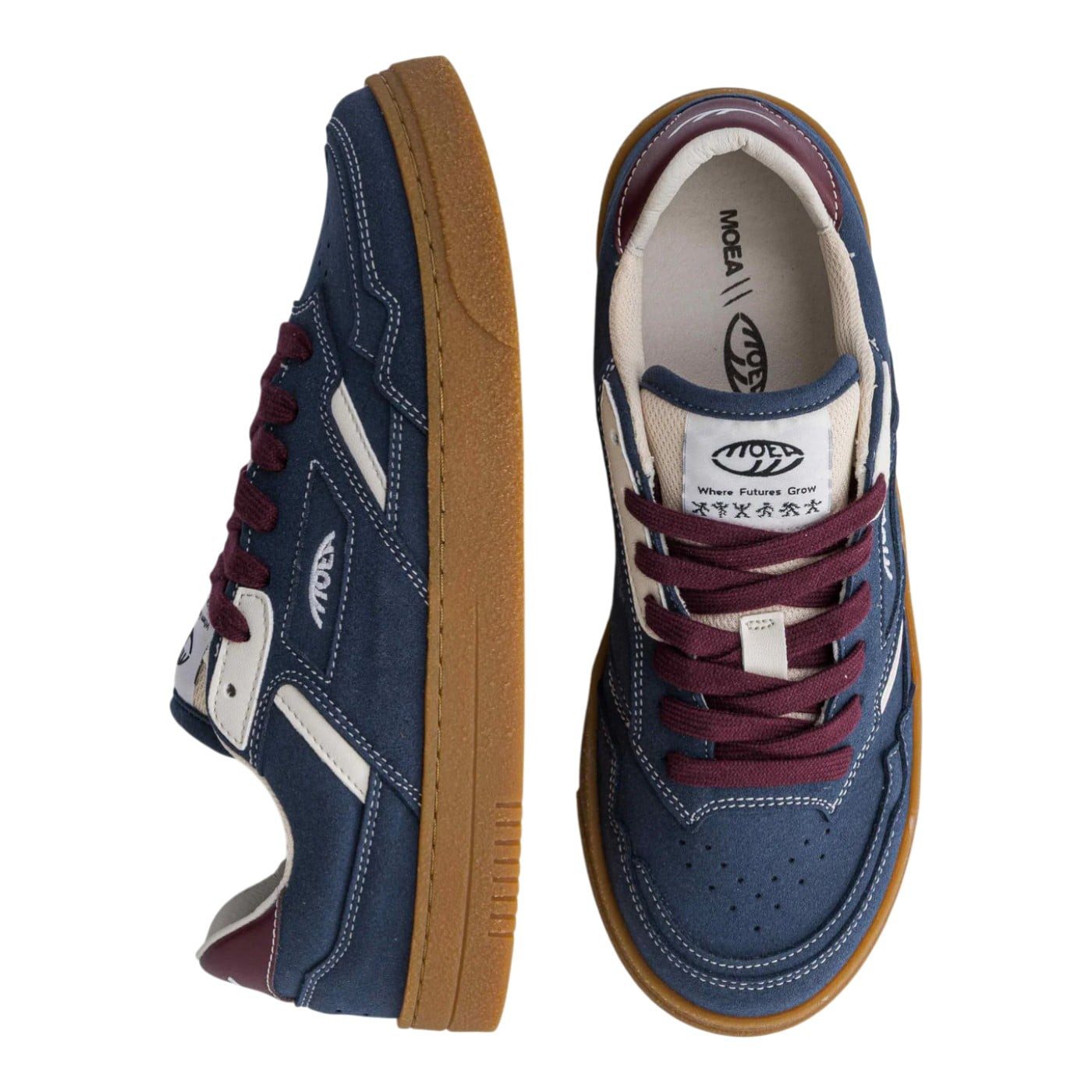 Moea Origin Low - Grapes - dunkelblau Sneaker