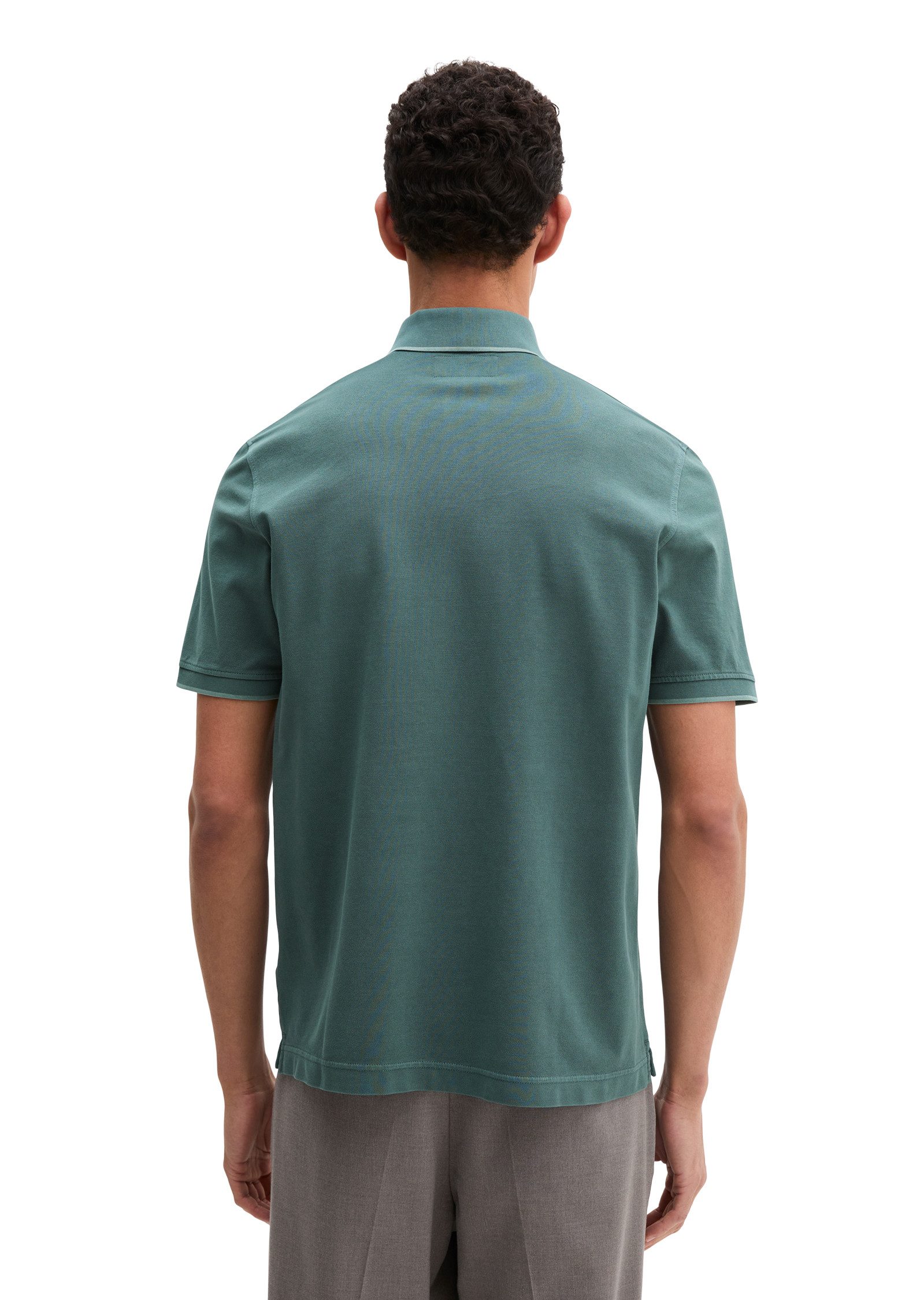 Marc O'Polo Poloshirt weiches Tragegefühl, regular Fit, Logopatch auf der B günstig online kaufen