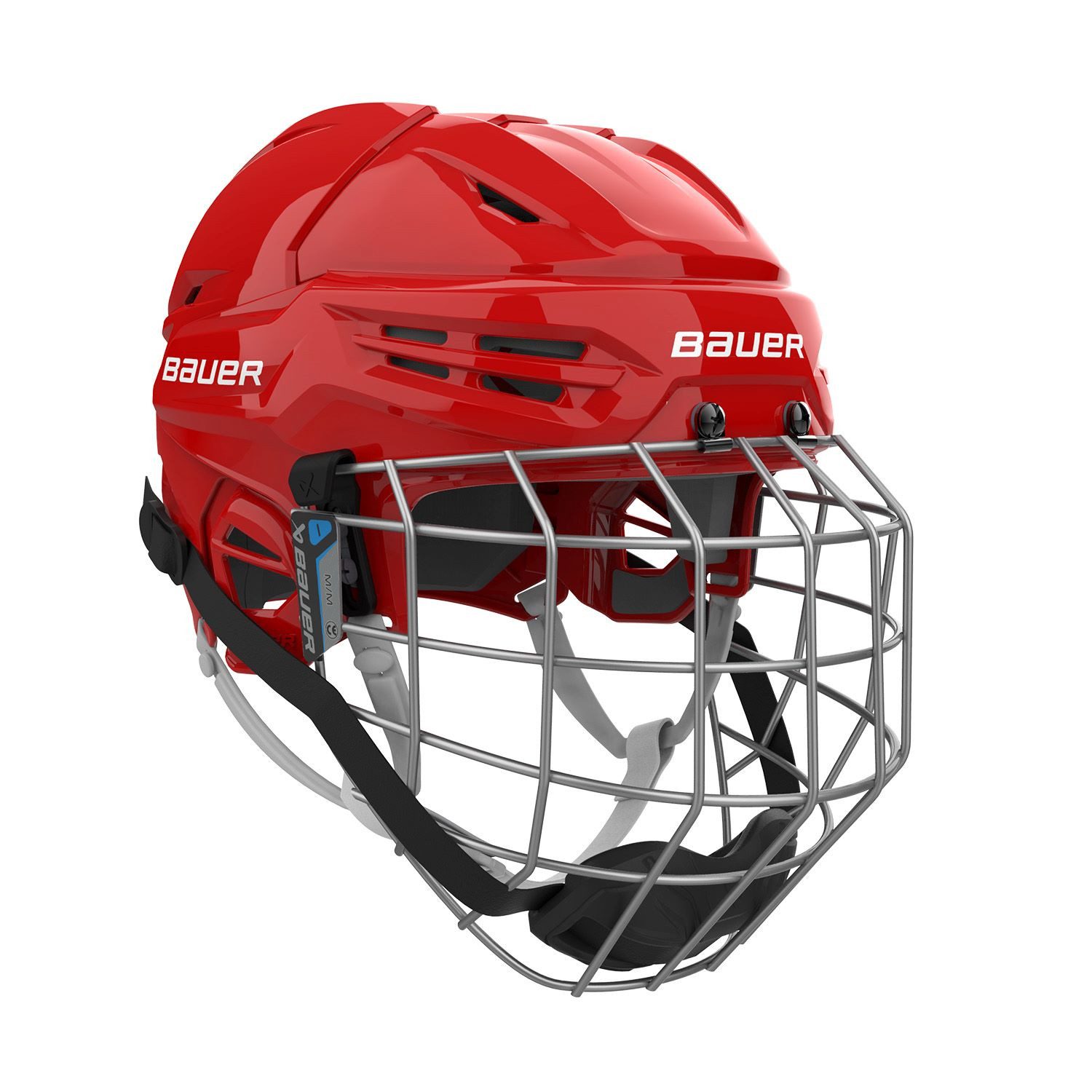 Bauer Eishockeyhelm Helm Bauer Combo (mit Gitter) RE-AKT 55