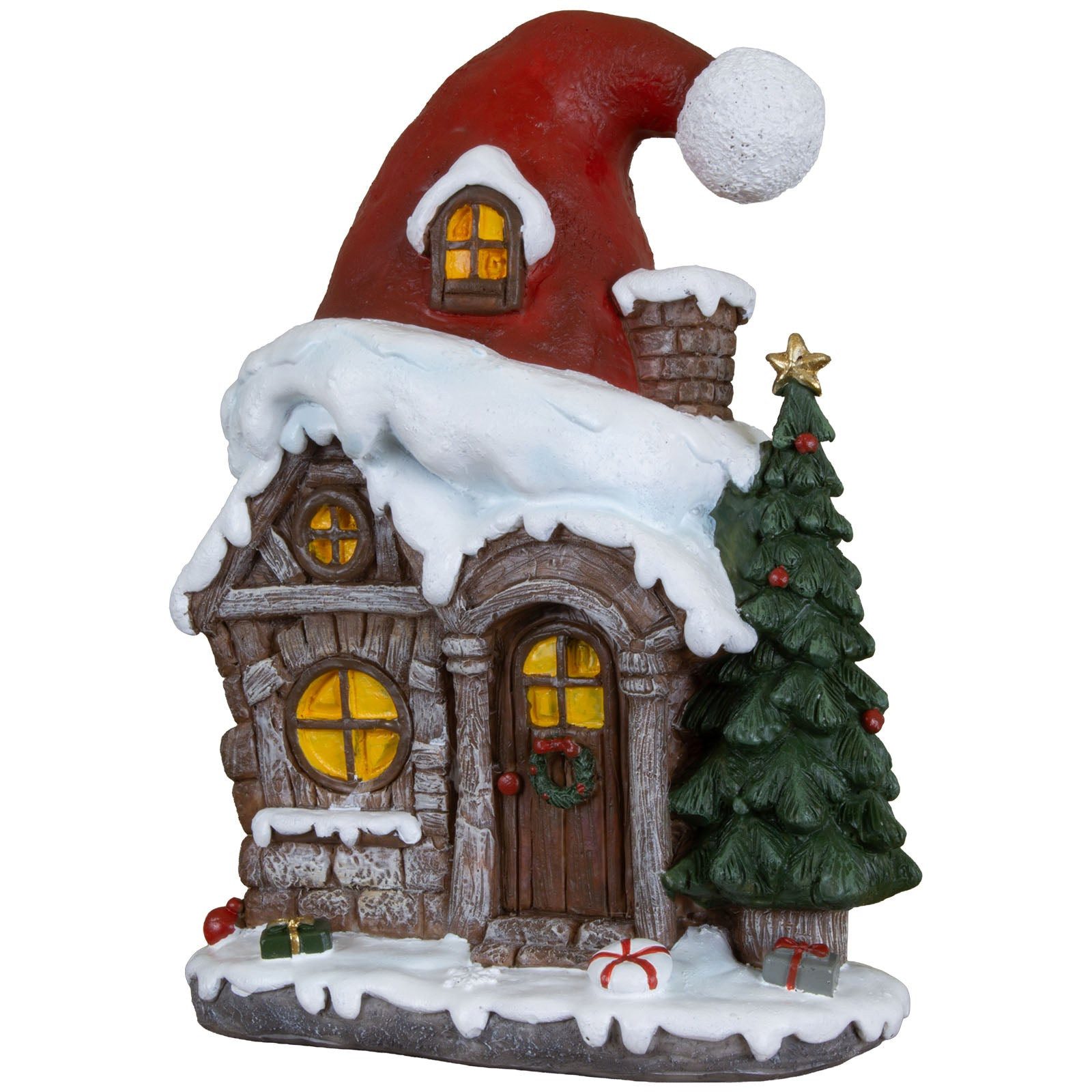 Christmas Paradise Weihnachtshaus Lebkuchenhaus 19cm, Tischdeko – Bild 2 von 2