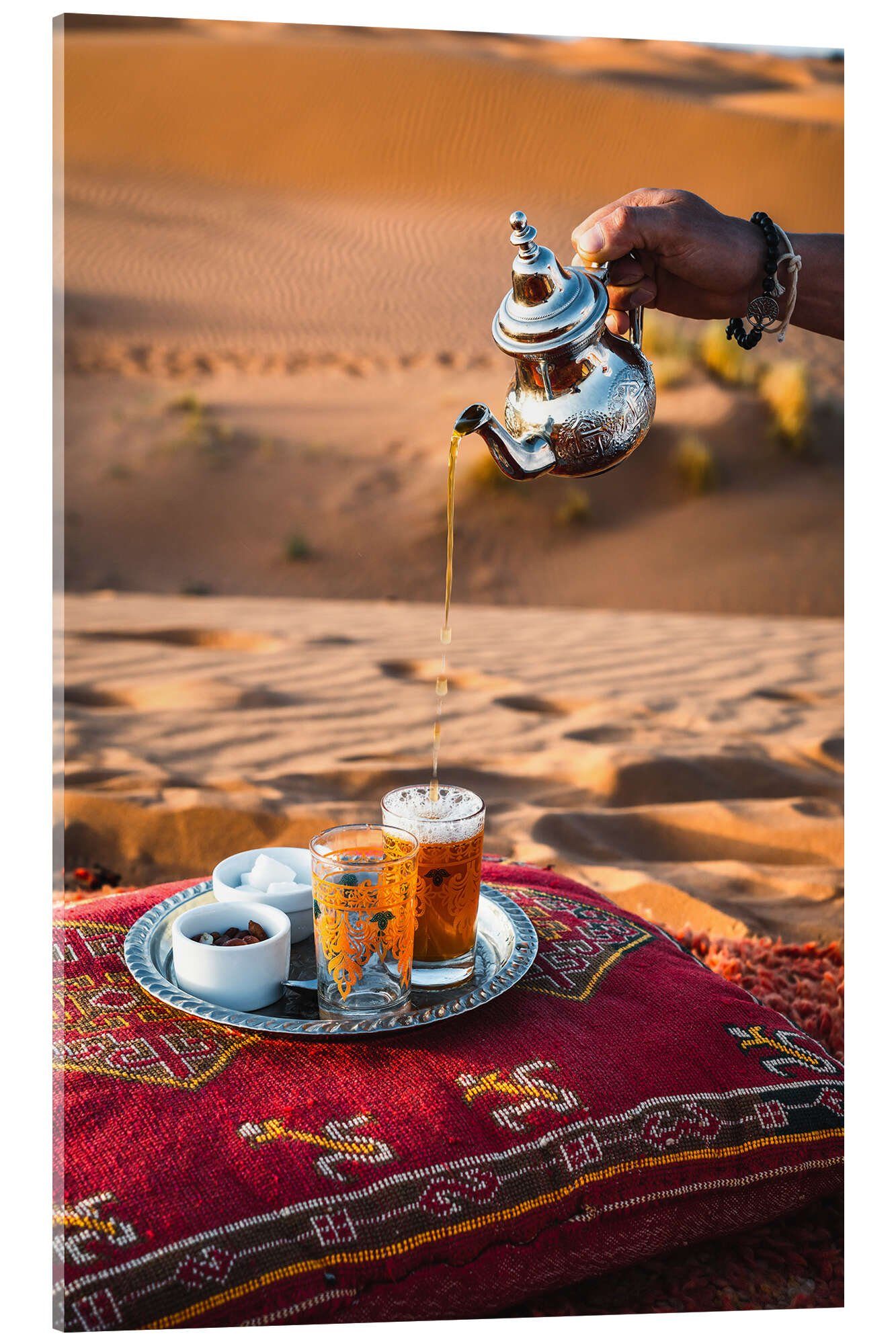 Posterlounge Wandbild Tee in der Wüste, Marokko, Matteo Colombo, erhältlich günstig online kaufen