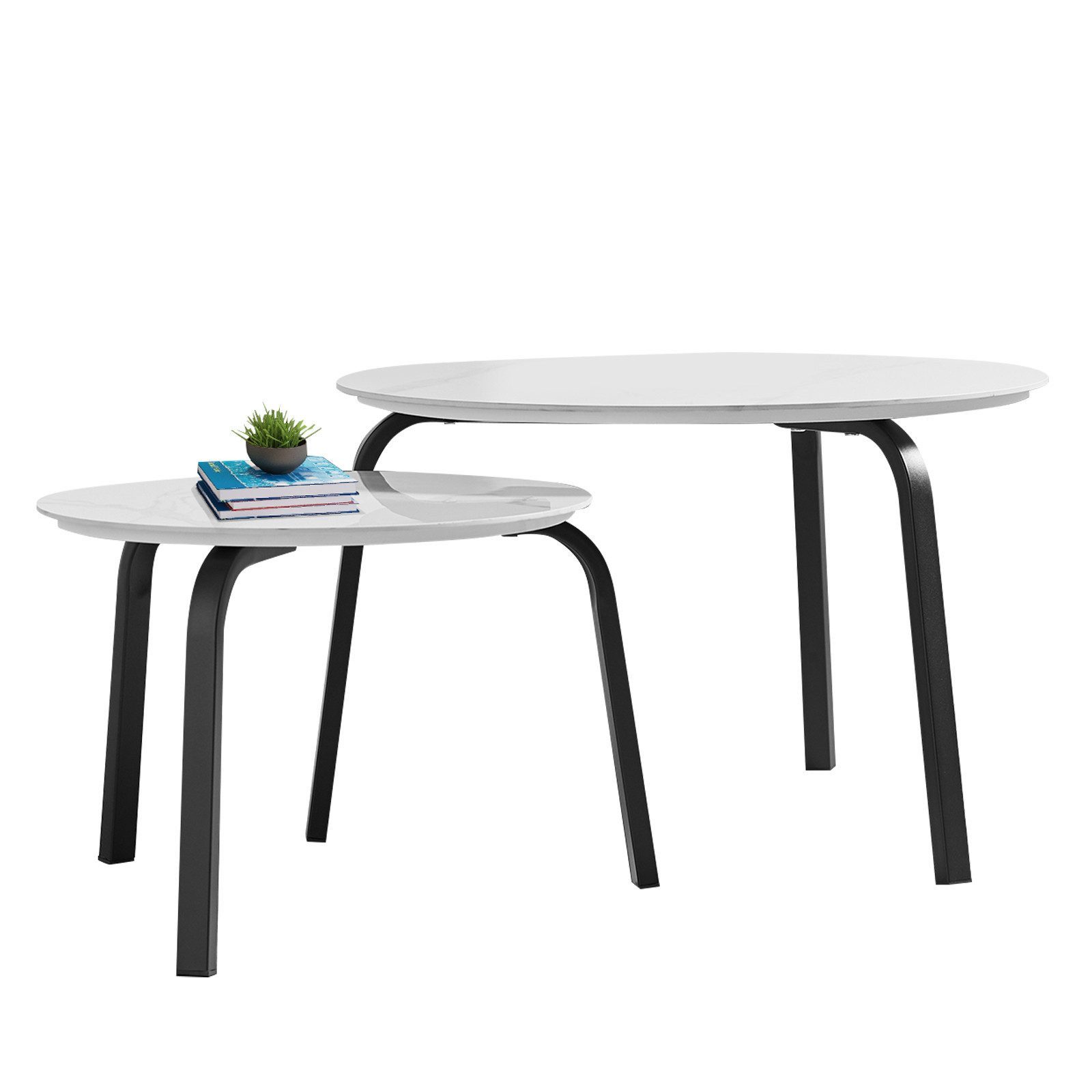 MODFU Couchtisch 2-teiliges Couchtisch-Set (elegantem Design, günstig online kaufen