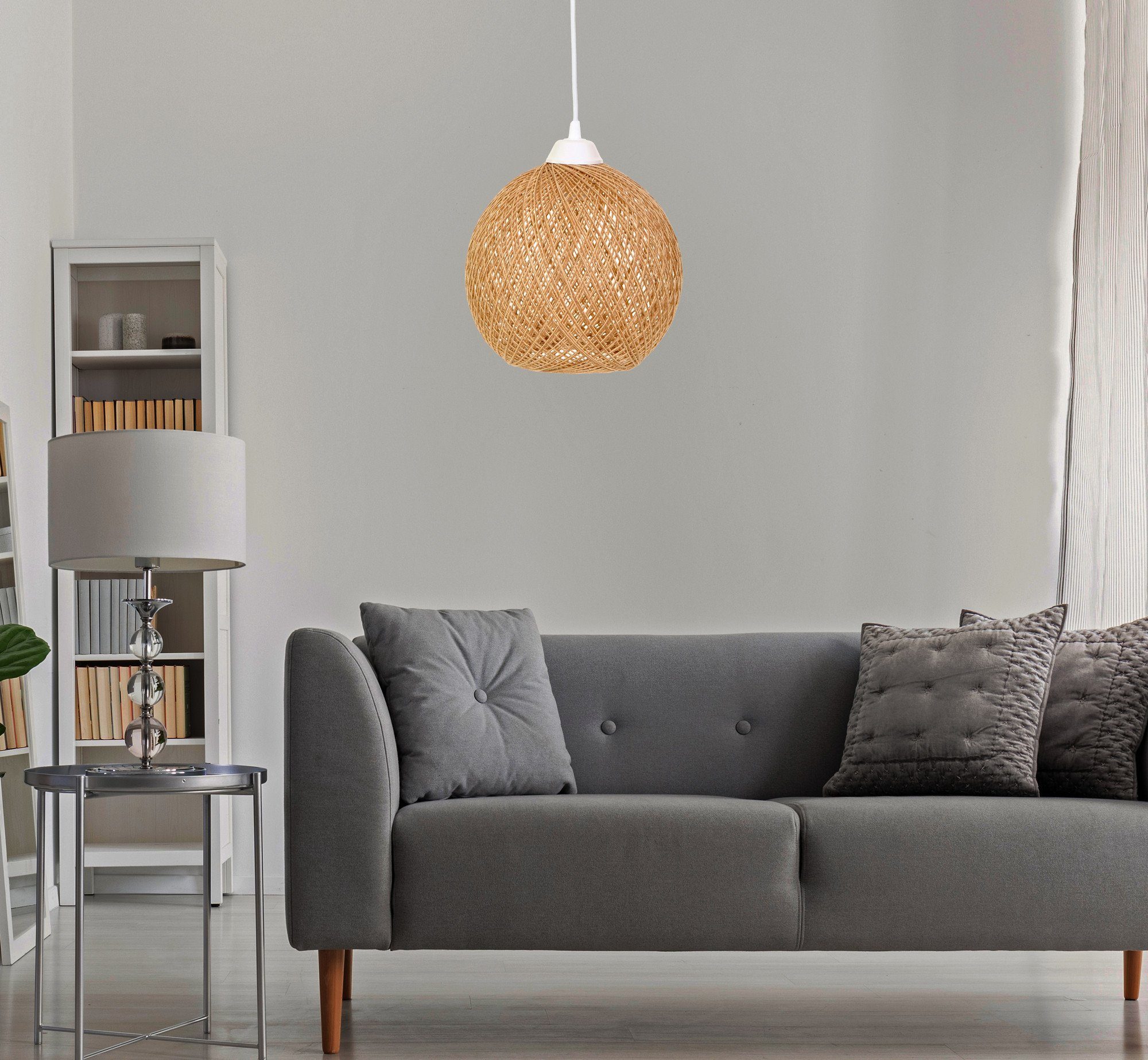 Opviq Kronleuchter Handmade Jute Chandelier, 55 cm H1566