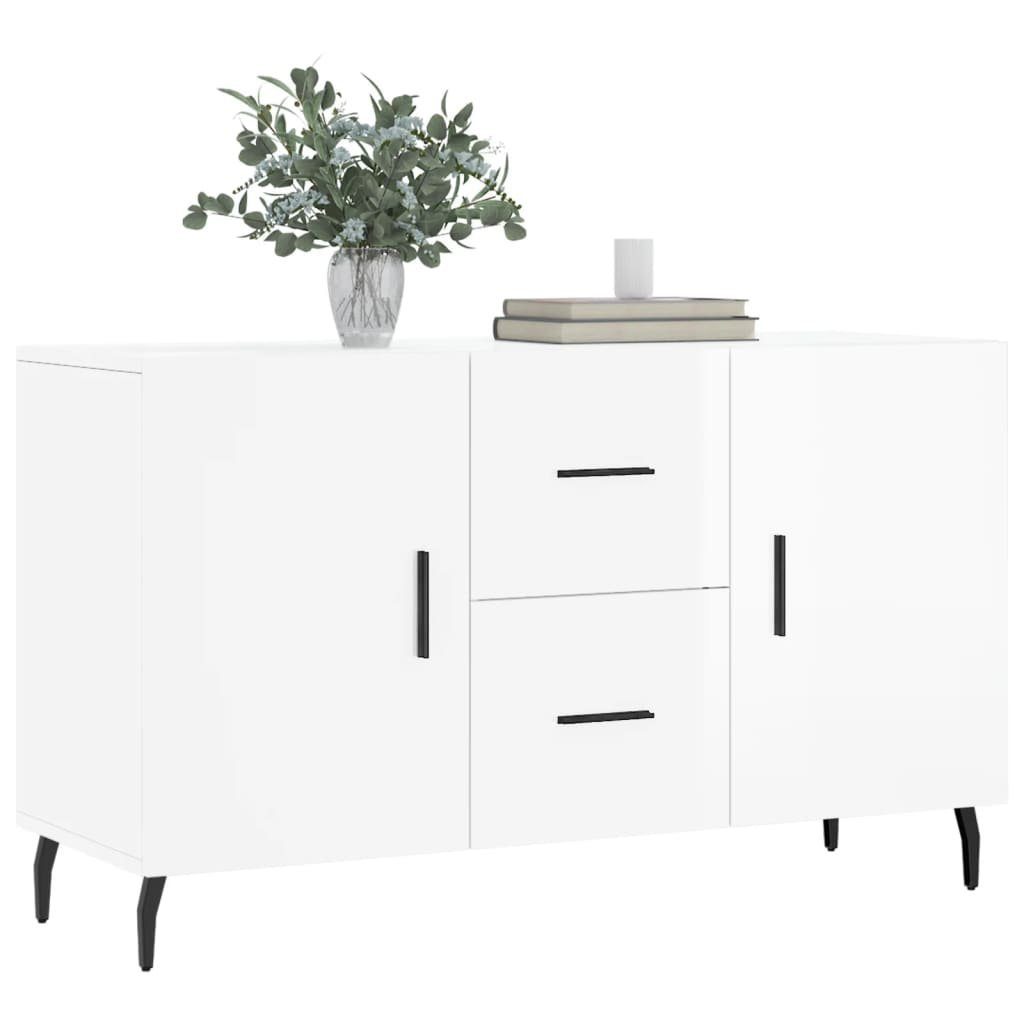 Hochglanz-Weiß Sideboard (1 Holzwerkstoff Sideboard 100x36x60 St) cm vidaXL