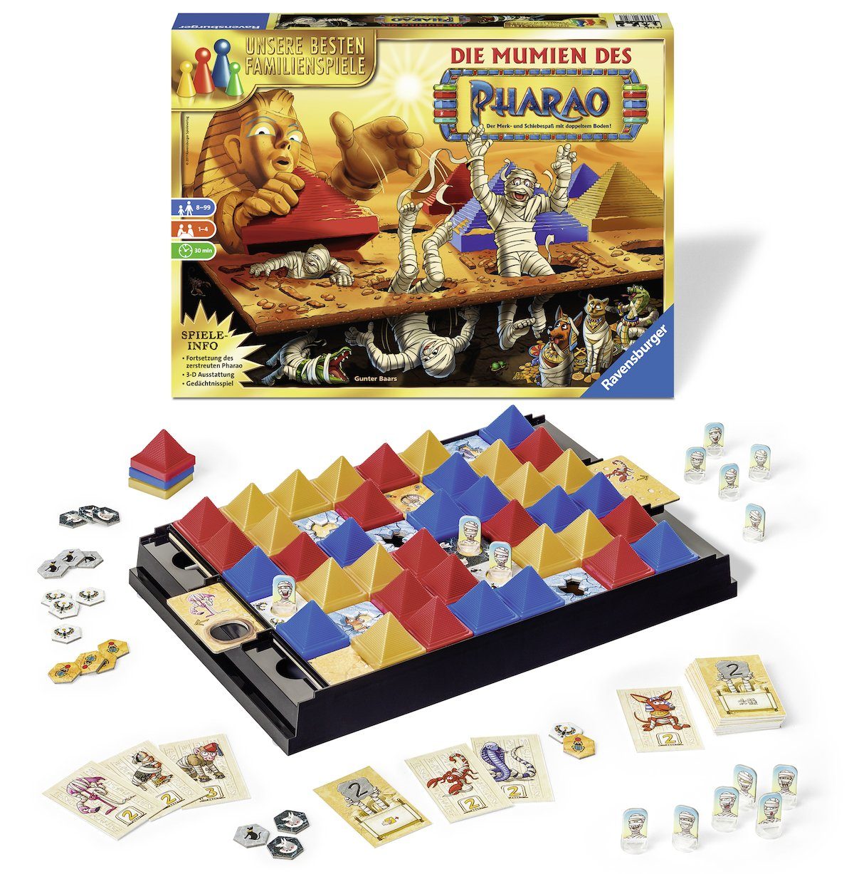 Ravensburger Spiel Ravensburger 26752 Die Mumien des Pharao, Familienspiel, Familienspiel