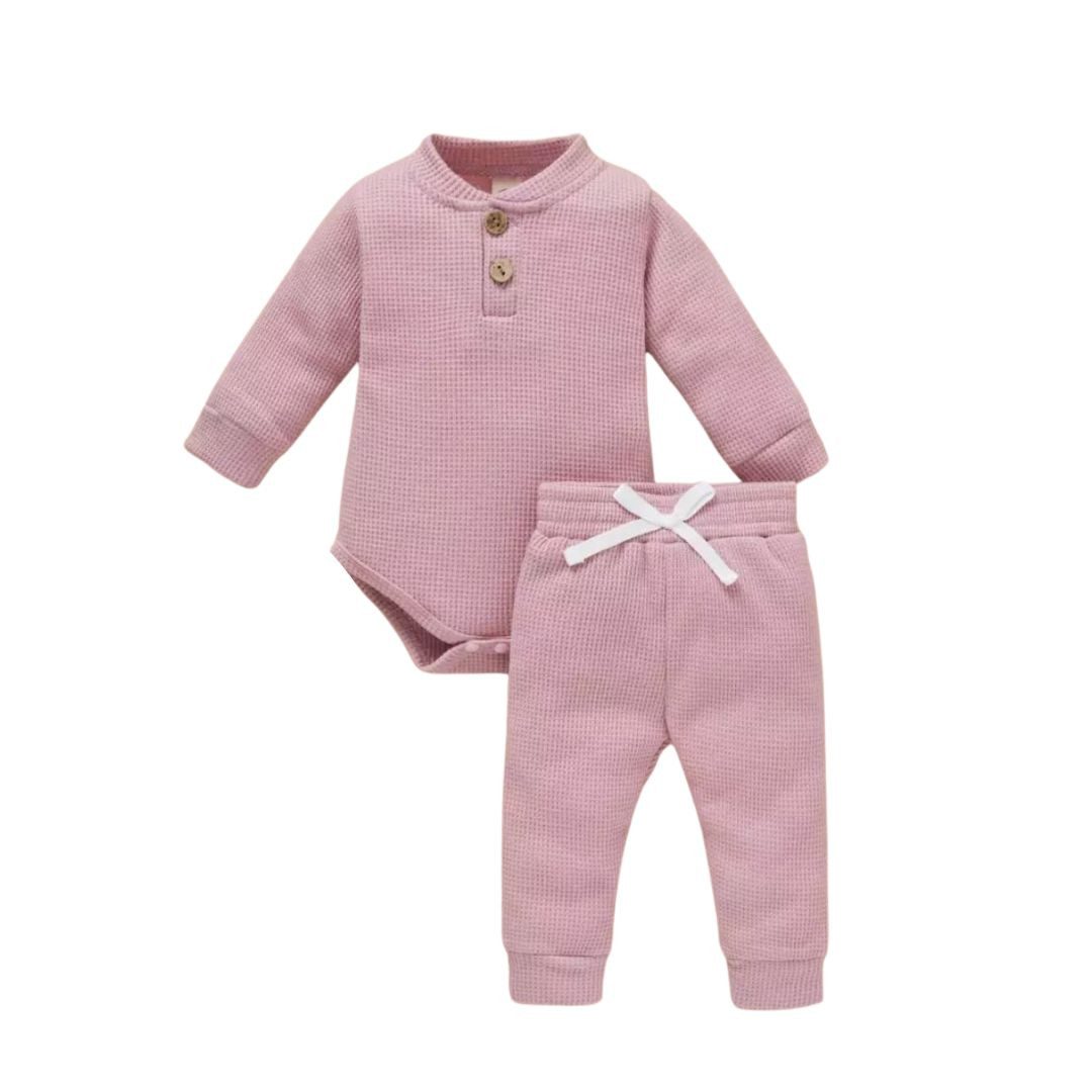 suebidou Body & Hose Baby und Kleinkind Bekleidungsset Outfitset Langarm Body und Jogger (2, Body und Hose) Outfit-Set