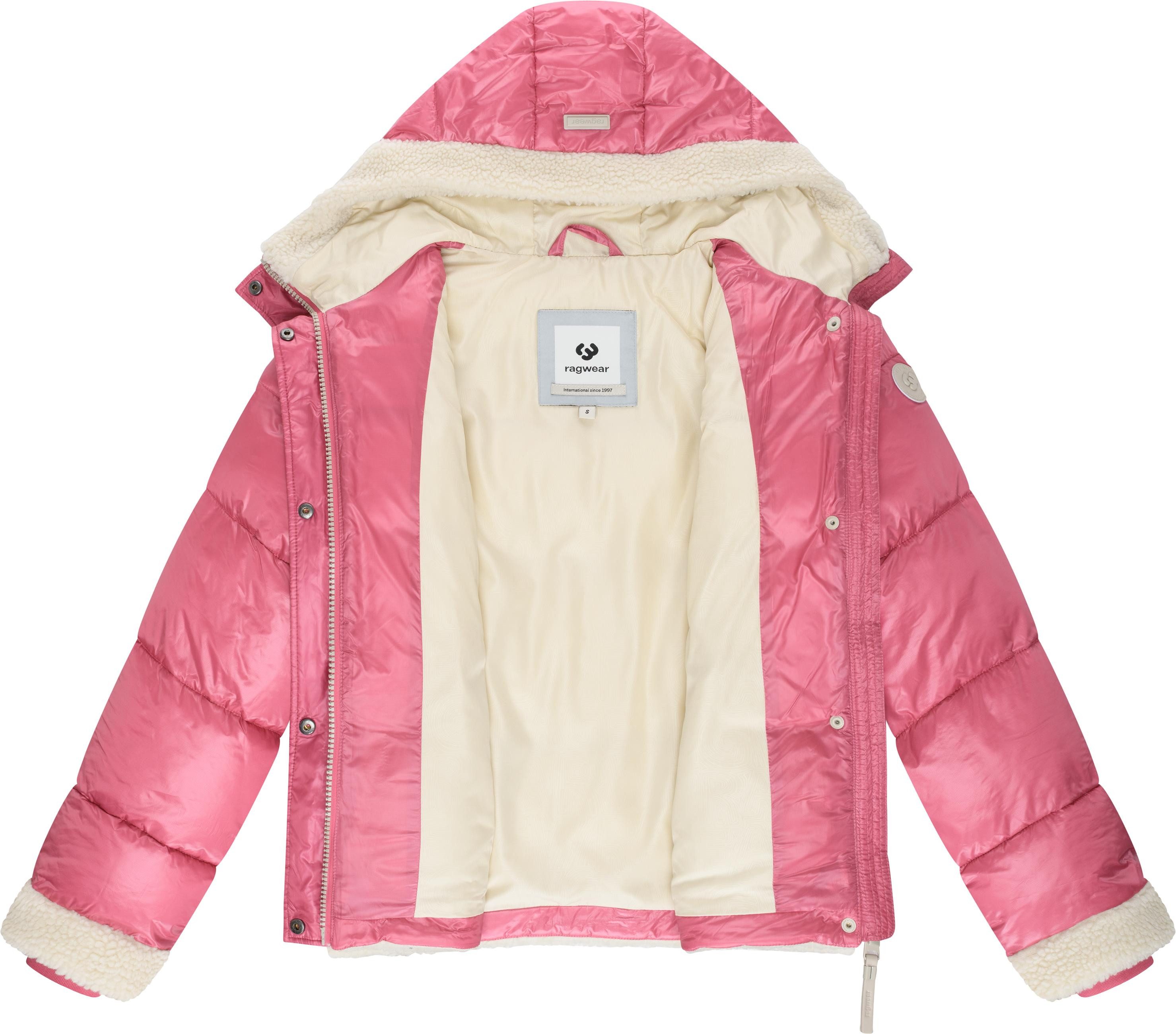 Ragwear Winterjacke Editah Shiny YOUMODO Jacke mit Plüsch-Details und glänzender Optik – Bild 5 von 5