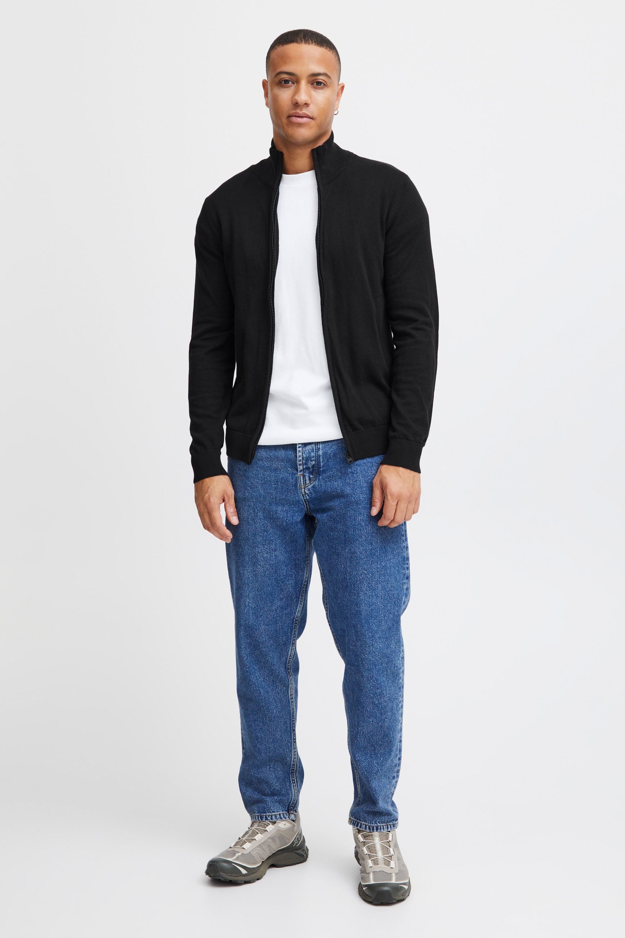 11 Project Strickjacke PRMelker Feinstrick Zip-Jacke günstig online kaufen