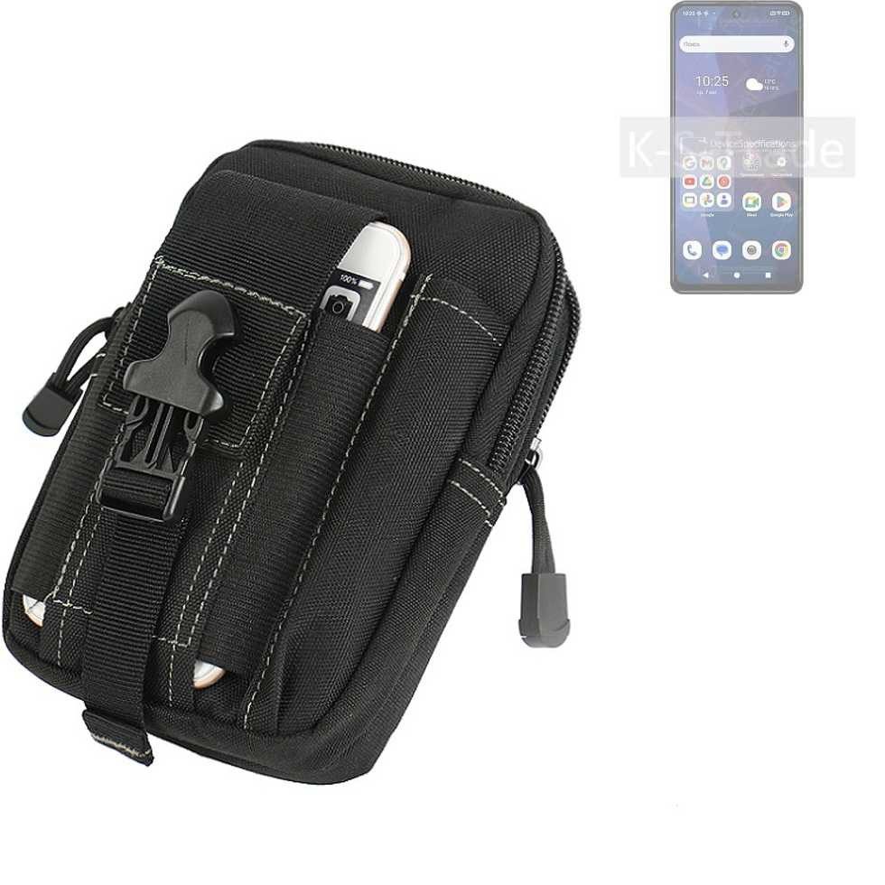K-S-Trade Handyhülle für BQ 6861L Core, Gürtel Tasche Gürteltasche Holster Schutz Hülle Handy Hülle