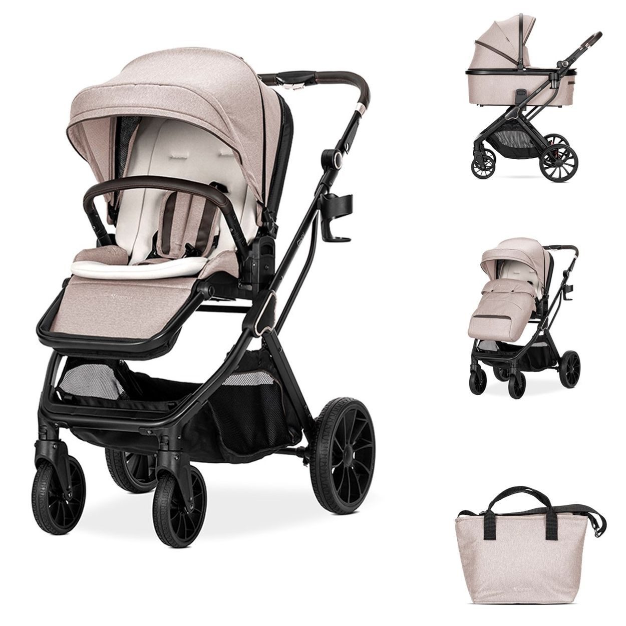 Kombi-Kinderwagen Kinderwagen 2in1 Glory Adapter