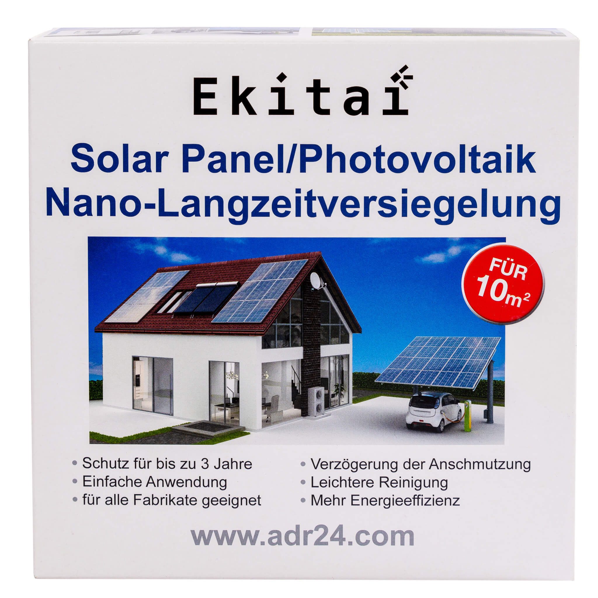 Techlando Solarflüssigkeit Ekitai Solar Photovoltaik Nano-Langzeitversiegelung Set gegen Schmutz