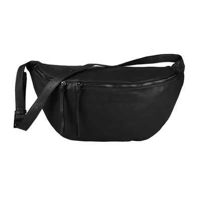 ITALYSHOP24 Schultertasche »Damen XXL Tasche CrossBody Body Bag Bauchtasche«, als CrossOver, Umhängetasche tragbar, Hüfttasche