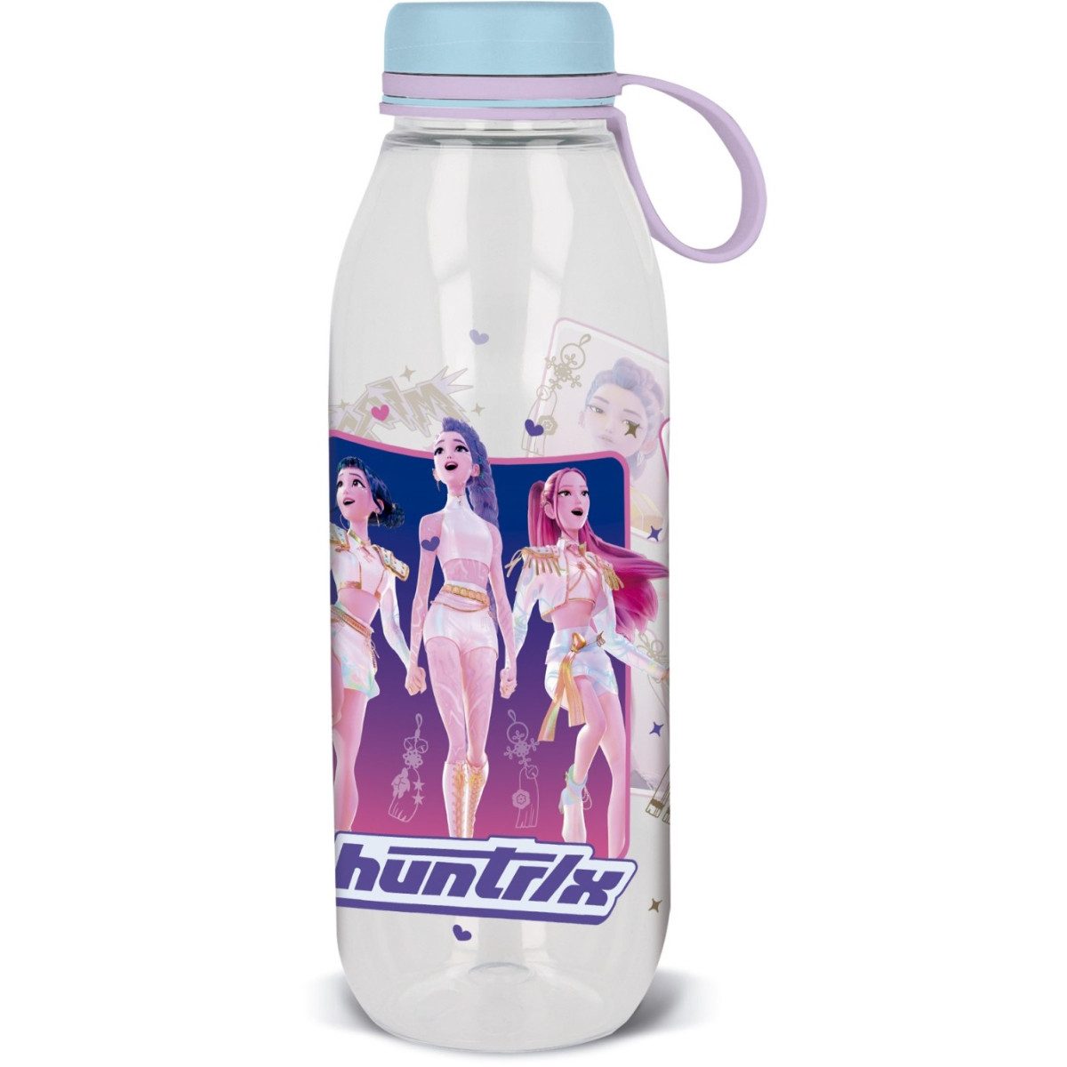 KPop Demon Hunters Trinkflasche 650 ml Aqua Bottle aus Tritan für Schule und Freizeit