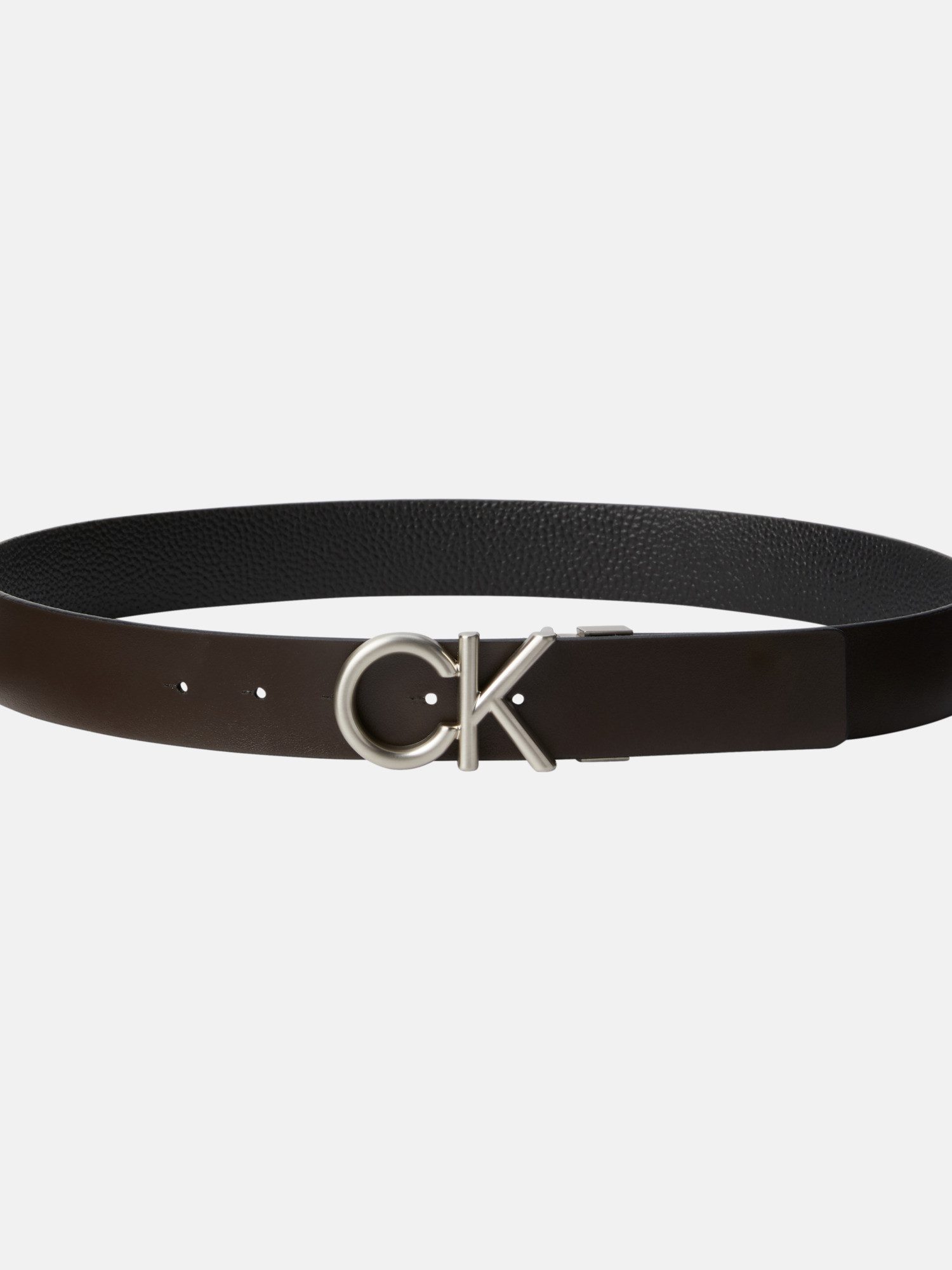 Calvin Klein Jeans Ledergürtel CK HALLMARK LOGO 35MM ADJ/REV – Bild 5 von 5